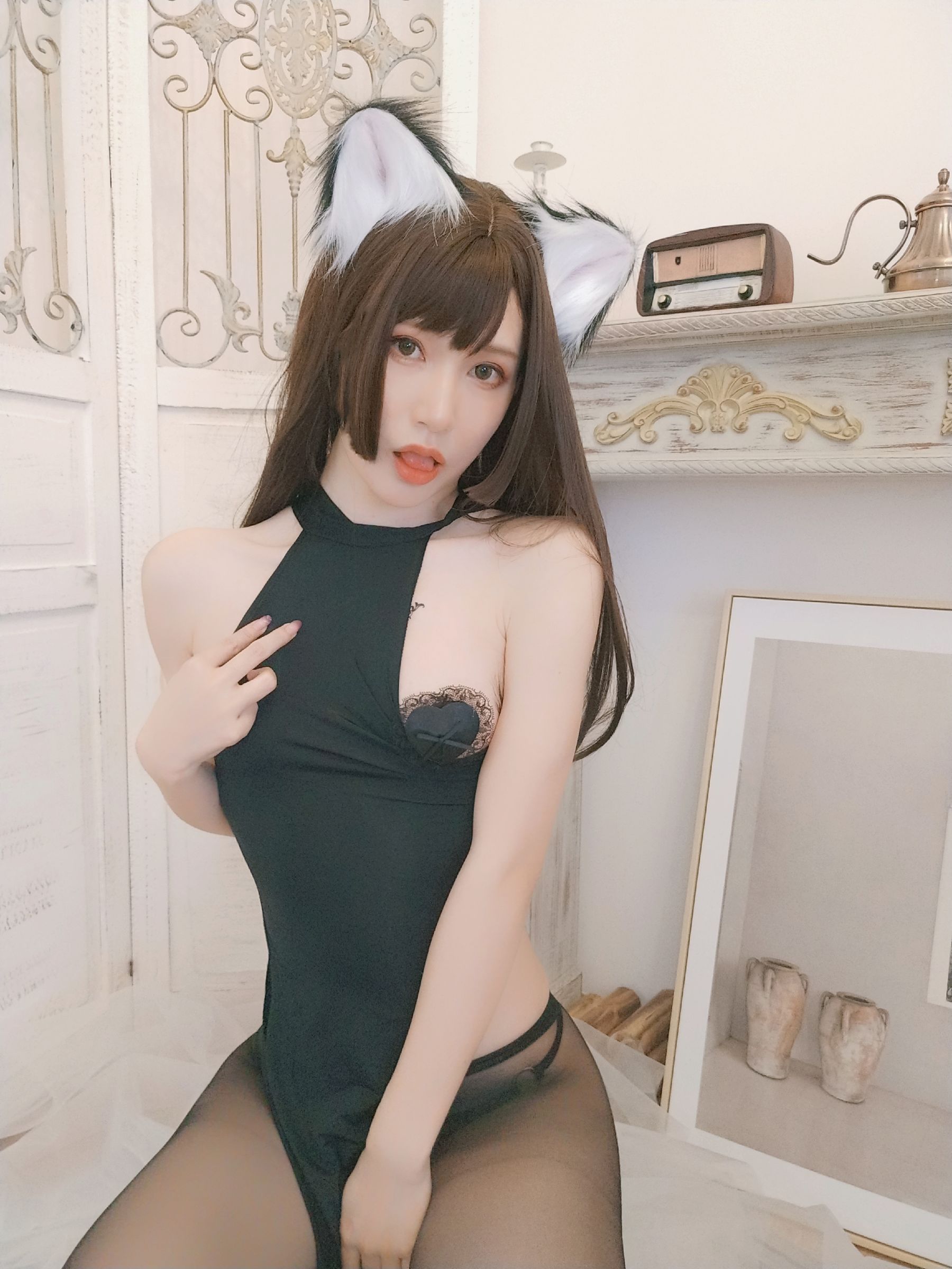 [网红COSER写真] 木之本果 - 黒猫の彼女第23张