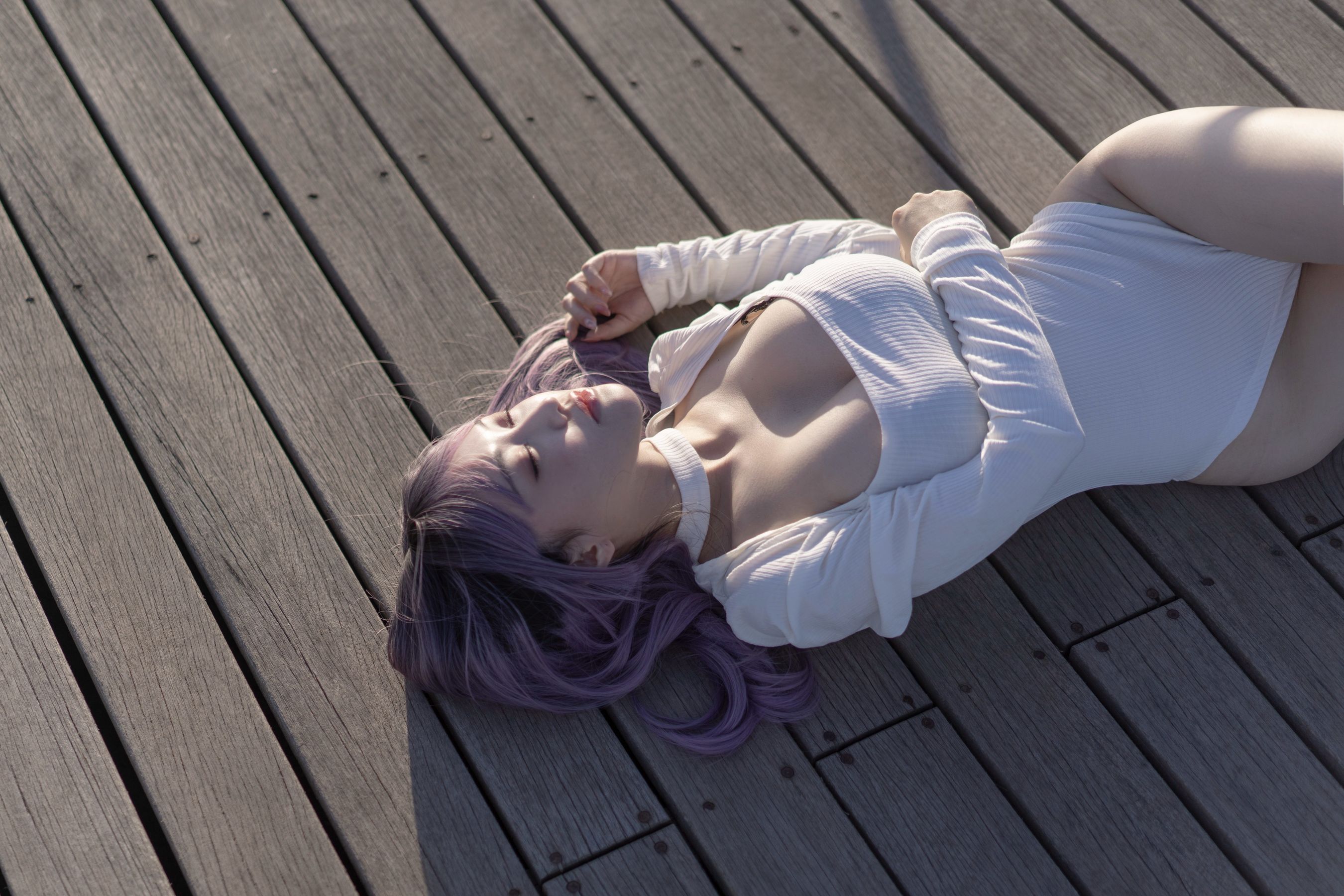 [网红COSER写真] 动漫博主脱尾巴Mizuki - 天台第11张