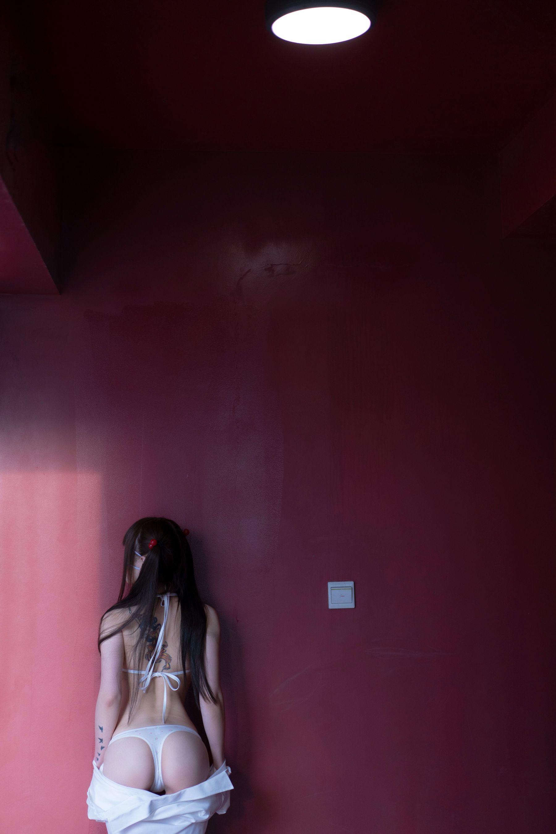 [COS福利] COS少女星野咪兔 - 红色第1张