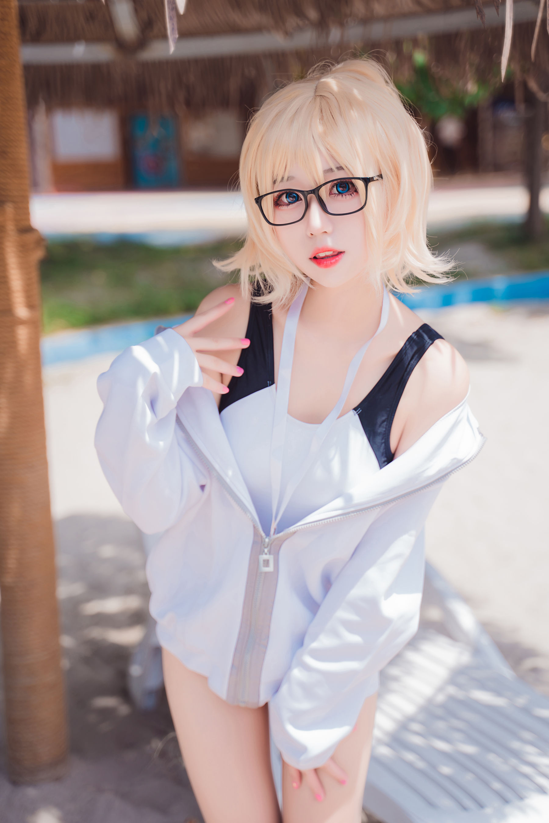 [COS福利] 猫君君MaoJun - 贞德竞技泳装第5张