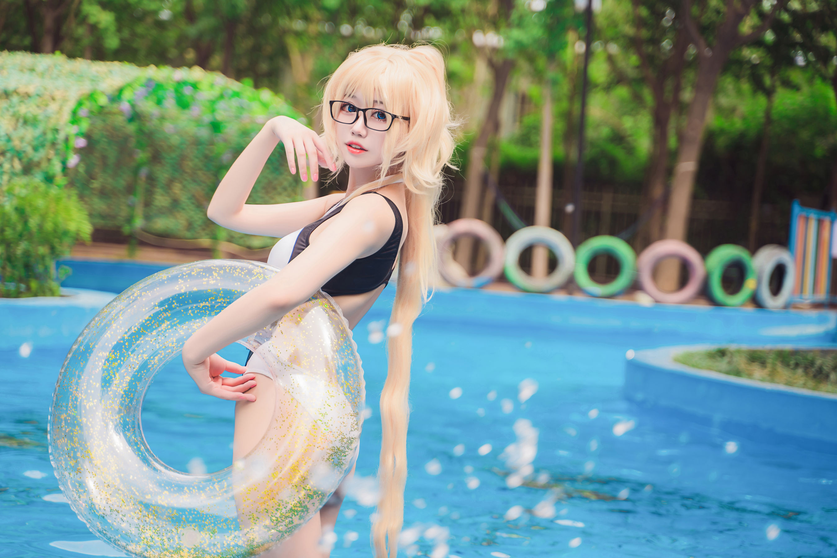 [COS福利] 猫君君MaoJun - 贞德竞技泳装第17张