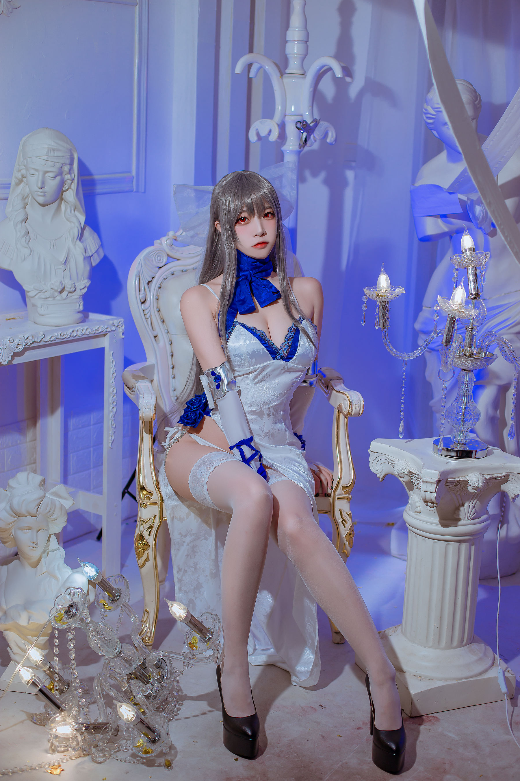 [COS福利] 人气Coser二佐Nisa - 碧蓝航线 路易九世礼服第4张