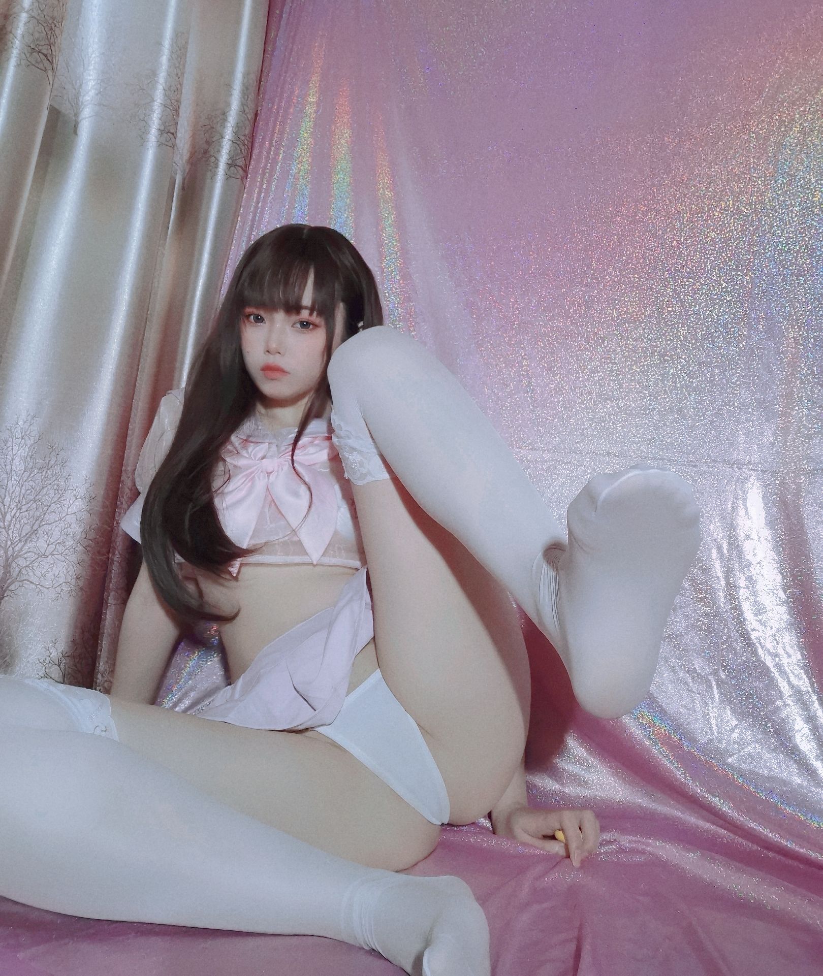 [COS福利] 七月喵子 - 粉嫩水手服第10张