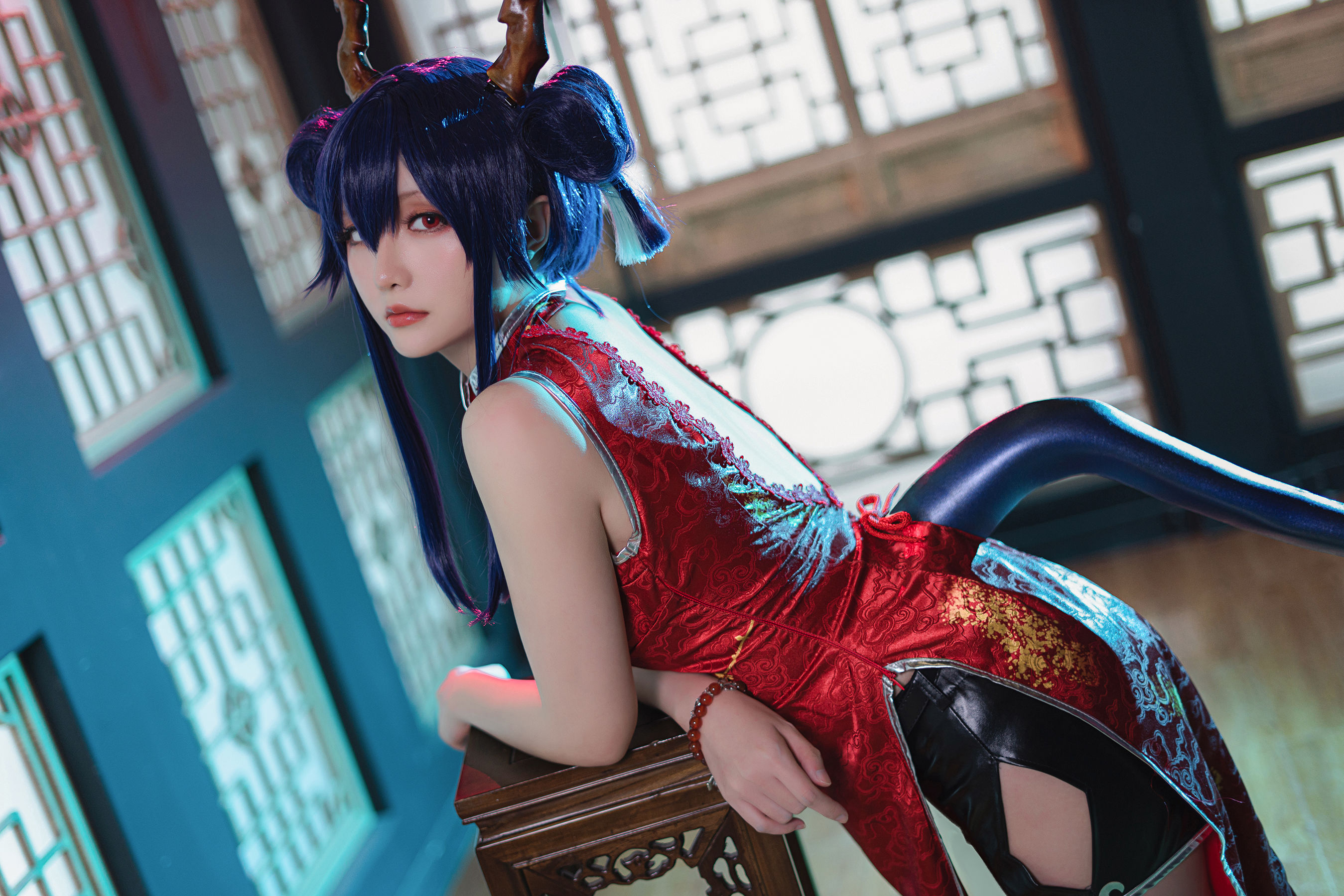 [COS福利] Coser小姐姐星之迟迟 - 明日方舟《陈》第5张