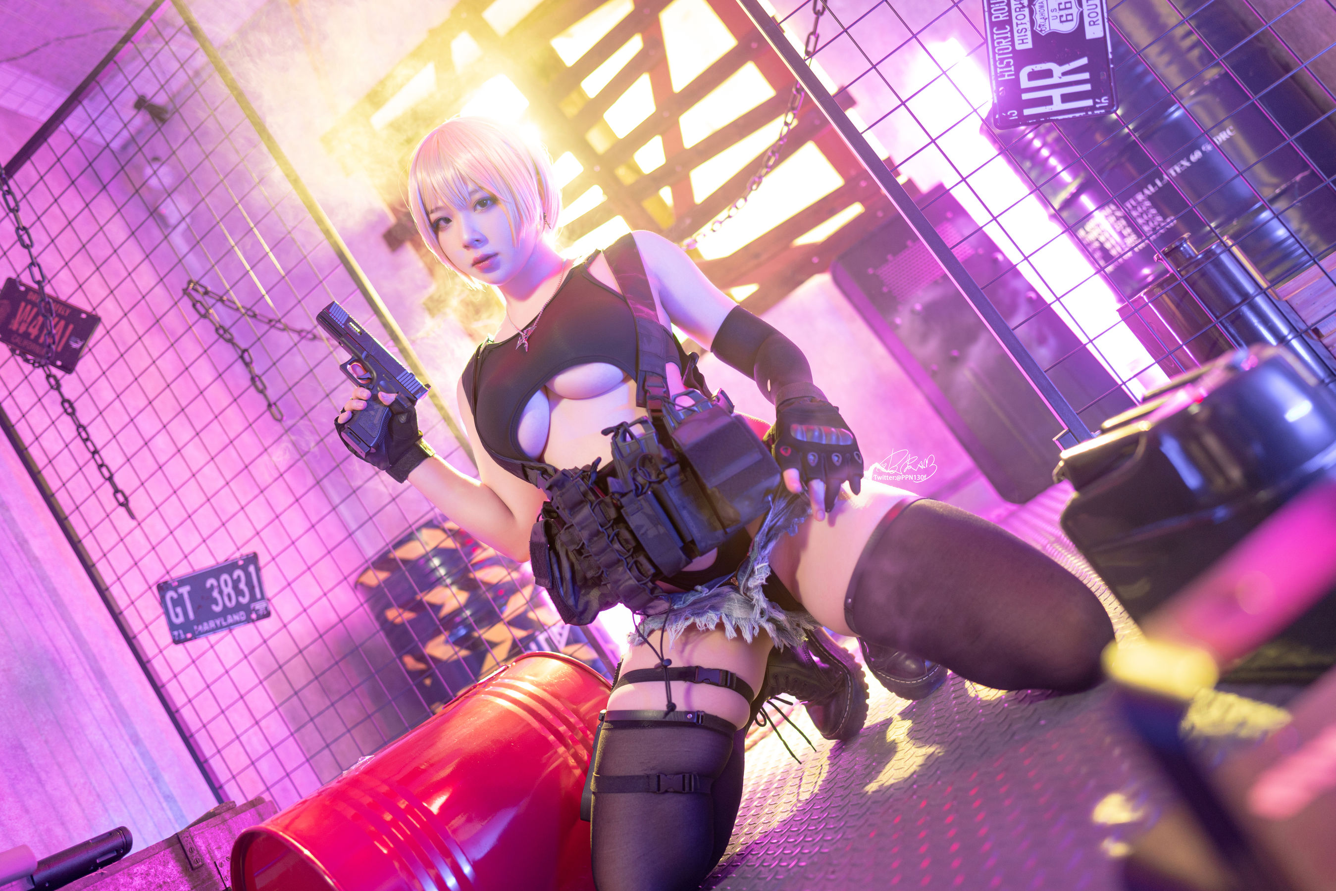 [福利COS] 皮皮奶可可爱了啦 - 战术背心第6张