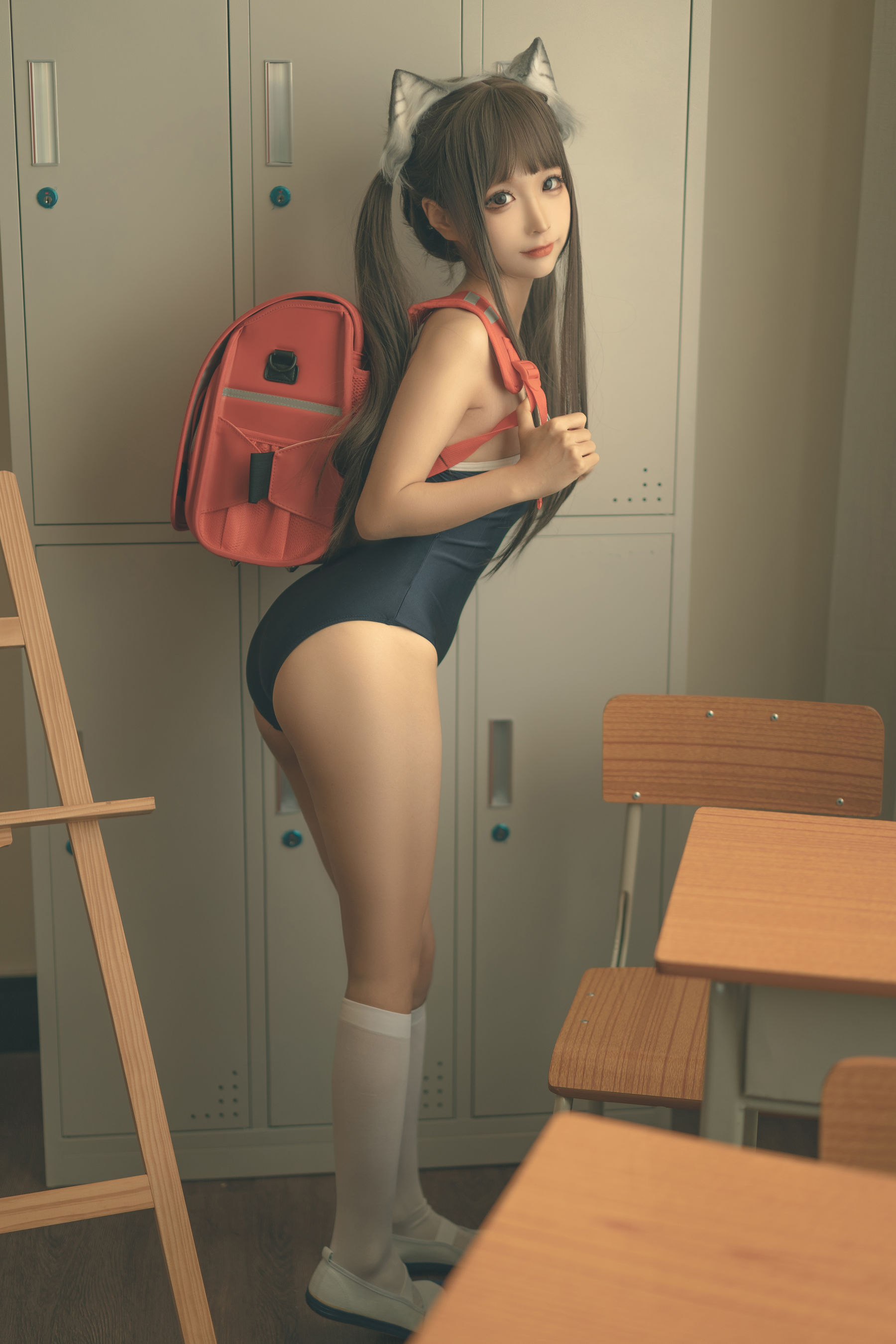 [福利COS] 动漫博主蠢沫沫 - 放学后第12张