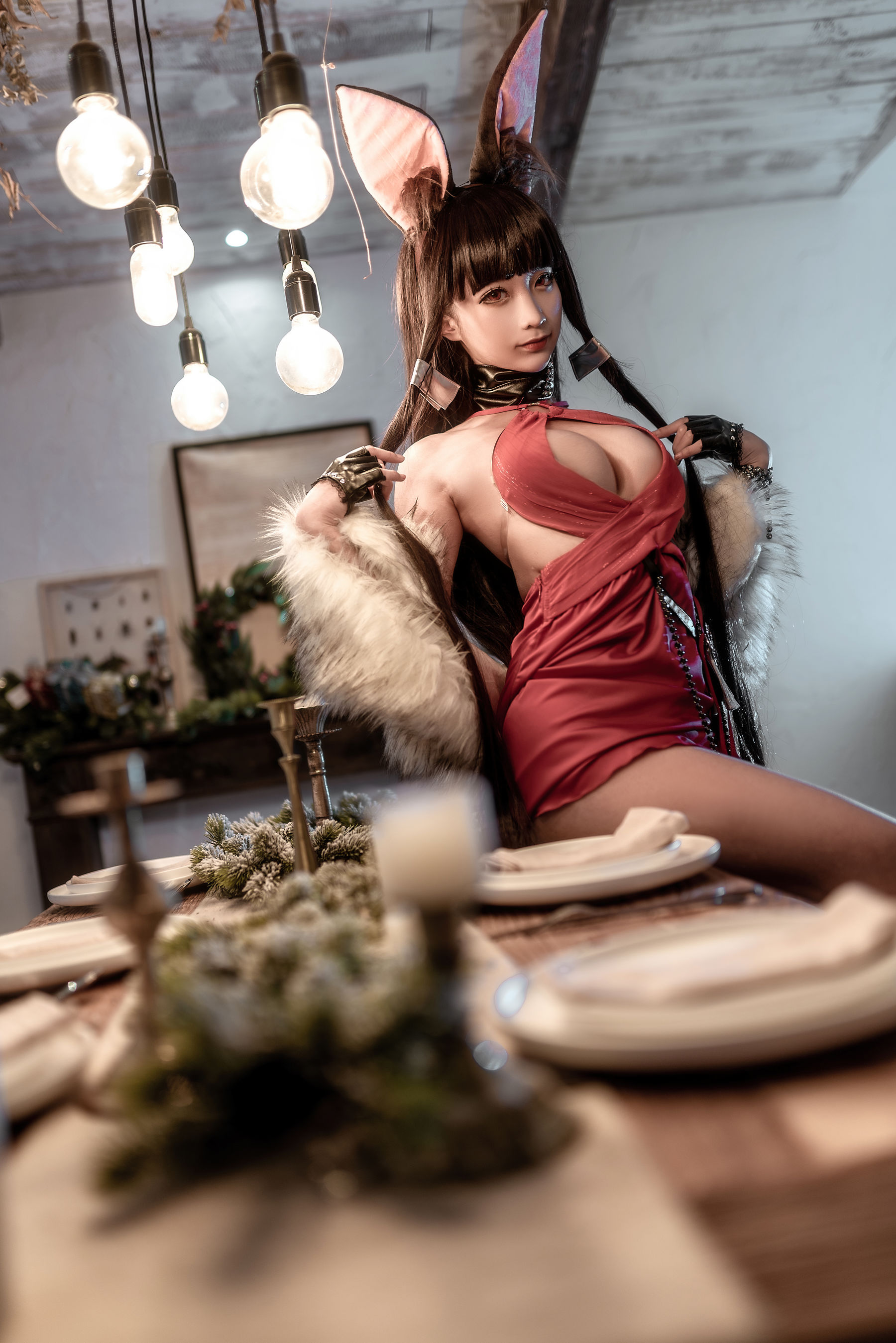 [福利COS] 动漫博主蠢沫沫 - 碧蓝航线 赤城第6张