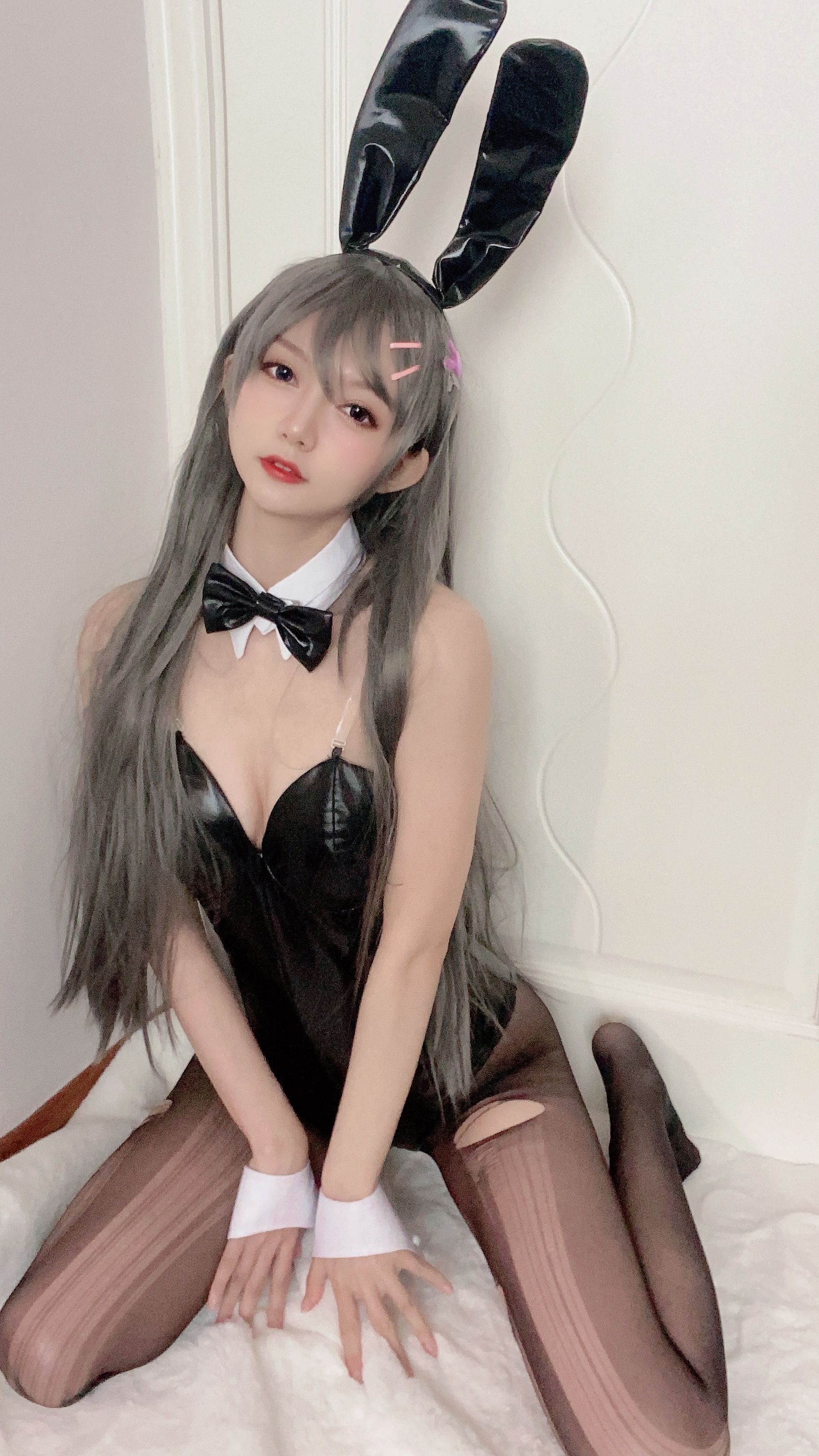 [福利COS] 51酱 - 麻衣兔女郎第13张