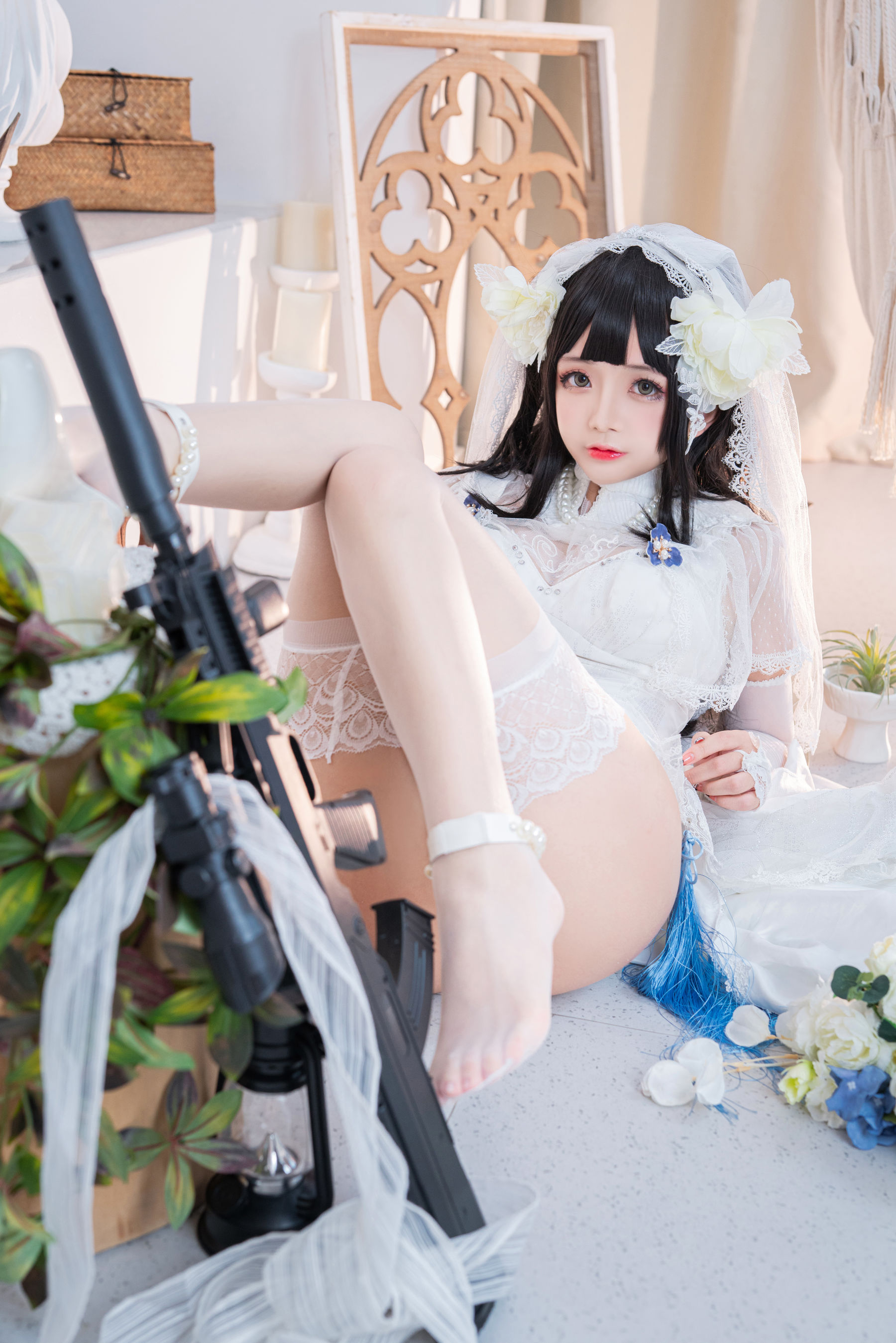 [福利COS] Cosplay日奈娇 - 95式婚纱第6张