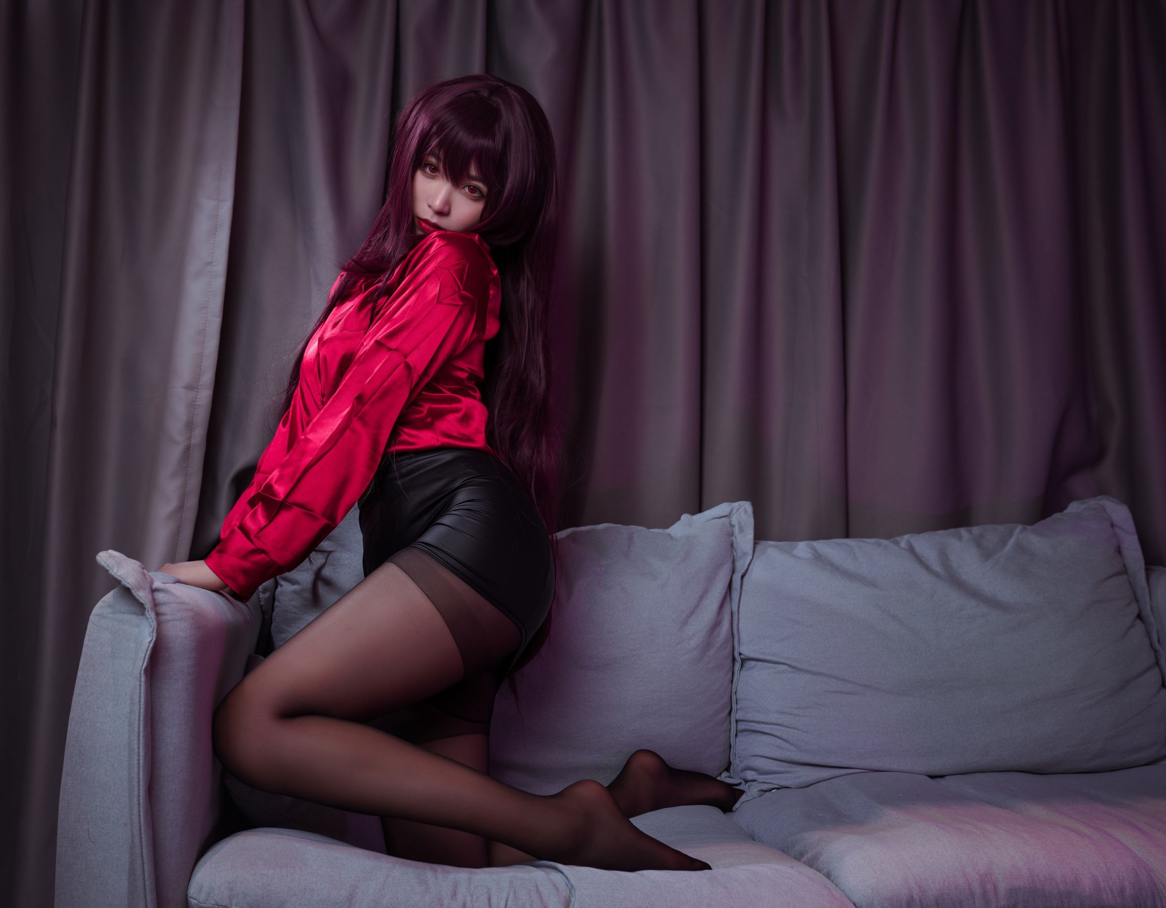 [网红COS] 轩萧学姐 - 师匠OL第9张