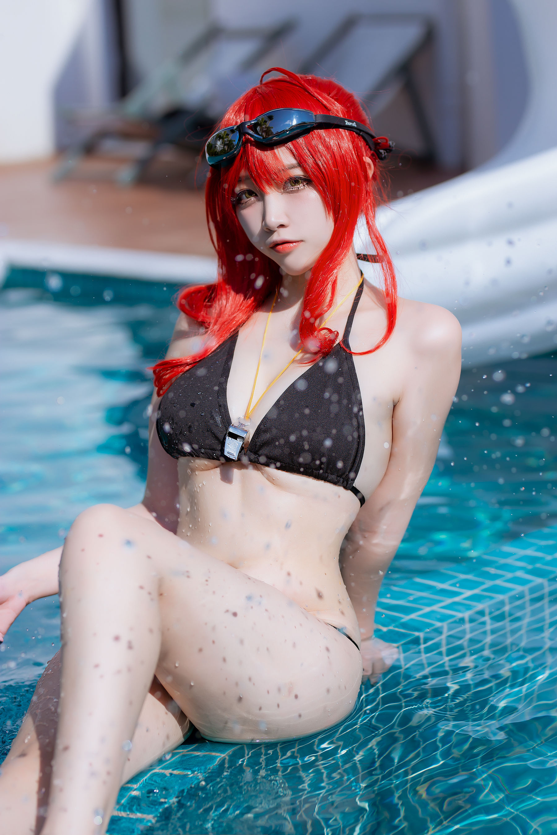 [福利COS] 人气Coser二佐Nisa - 碧蓝航线 扎拉泳装第6张