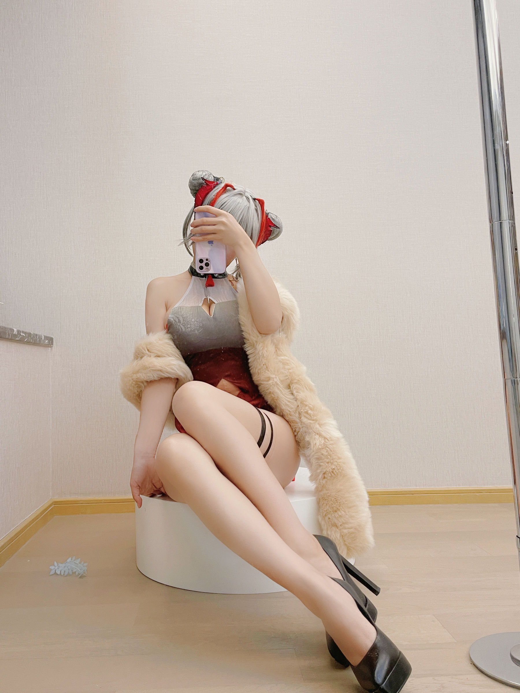 [福利COS] 动漫博主小仓千代w - w旗袍第12张