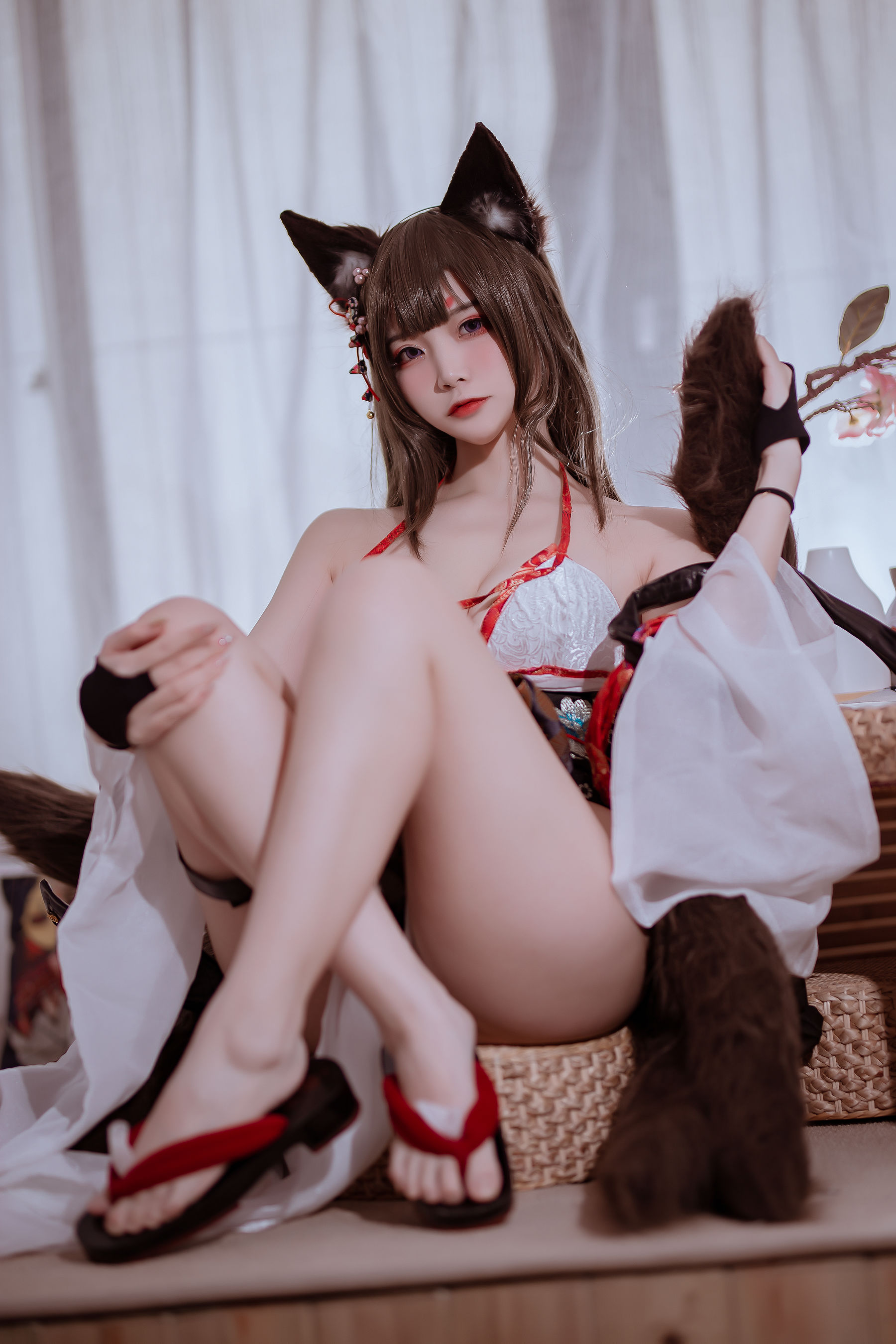 [福利COS] 人气Coser二佐Nisa - 碧蓝 天城泳装第4张