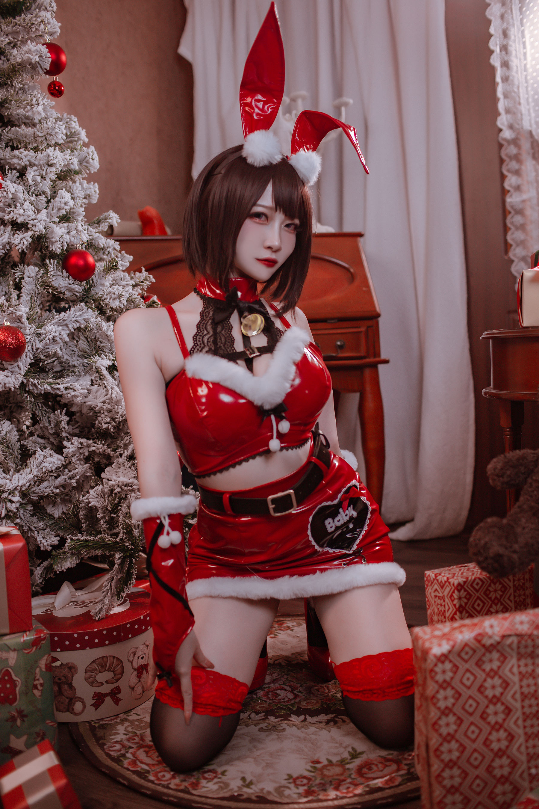 [福利COS] 人气Coser二佐Nisa - 圣诞佐佐第10张