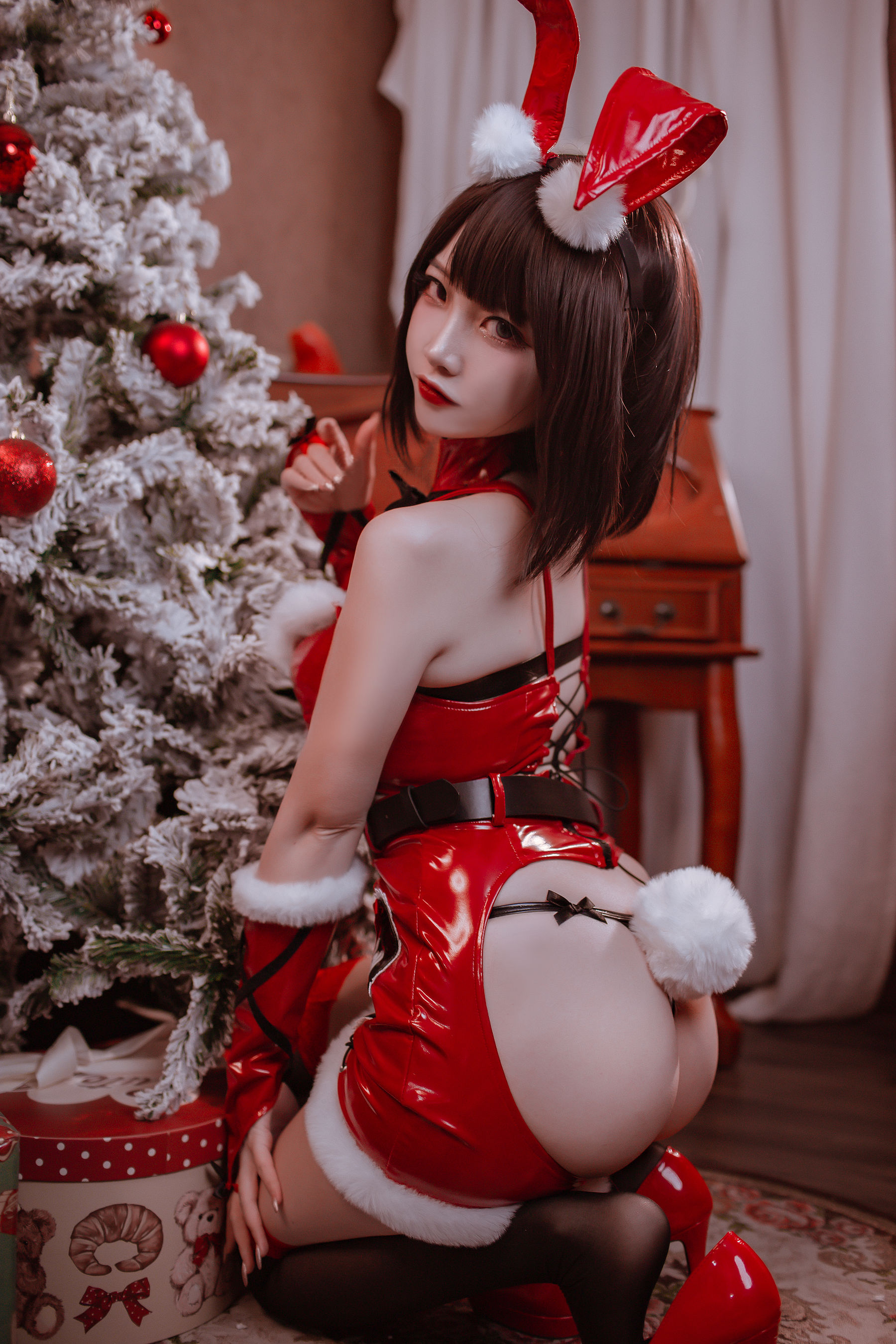 [福利COS] 人气Coser二佐Nisa - 圣诞佐佐第13张