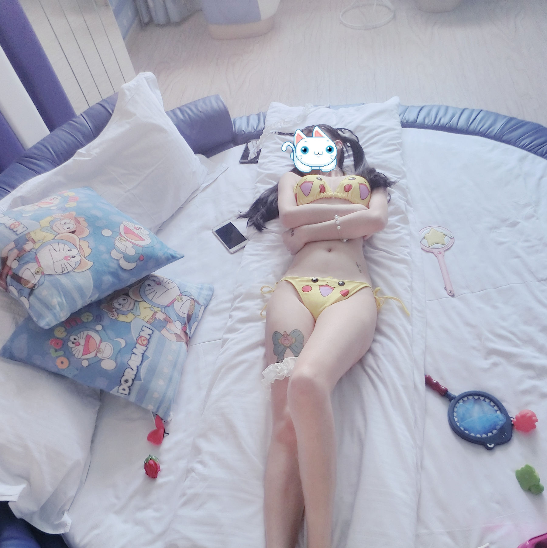 [福利COS] 双马尾少女赛高酱作品 - 皮卡丘比基尼第8张