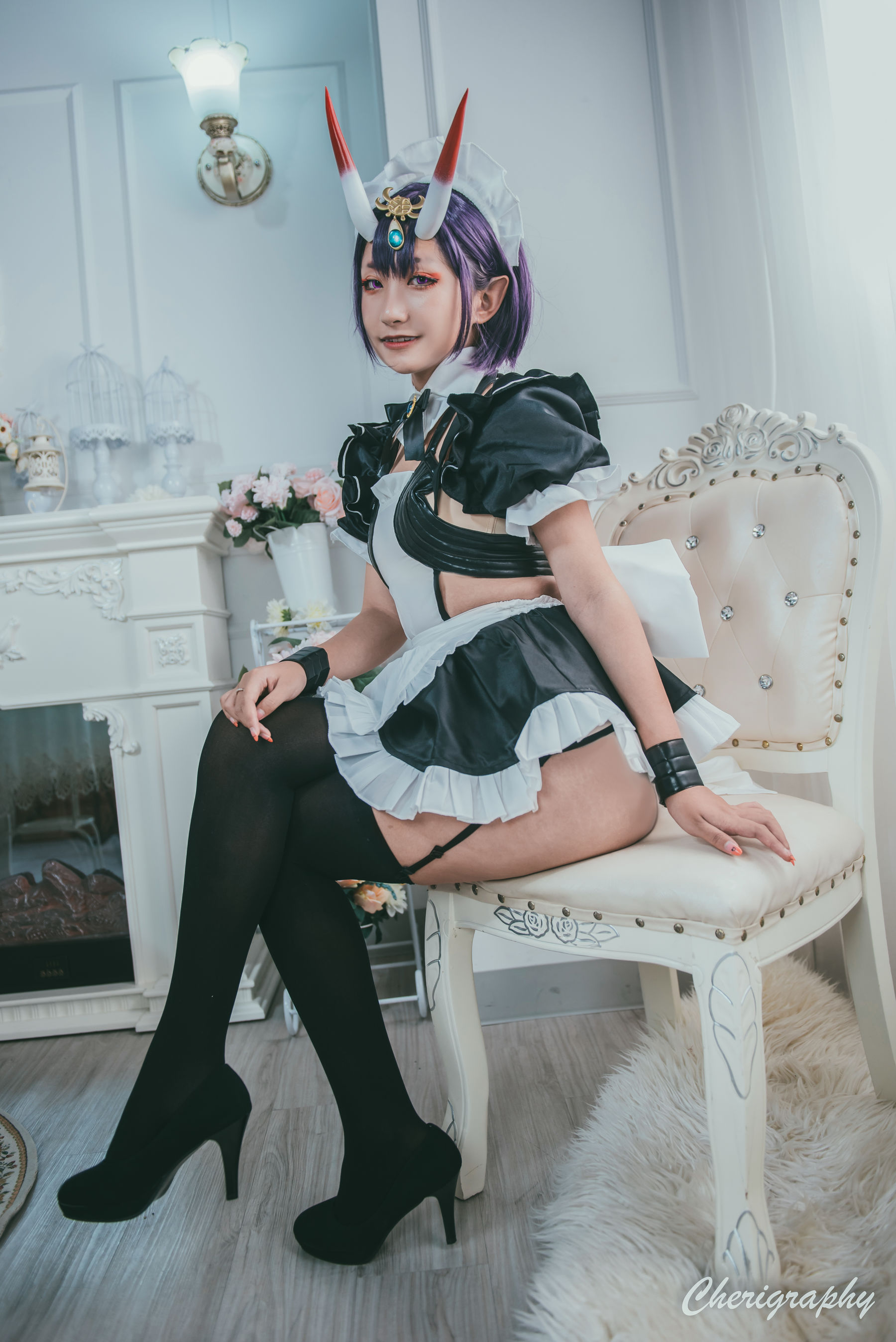 [福利COS] Roroki骷髅姫 - 酒吞女仆第4张