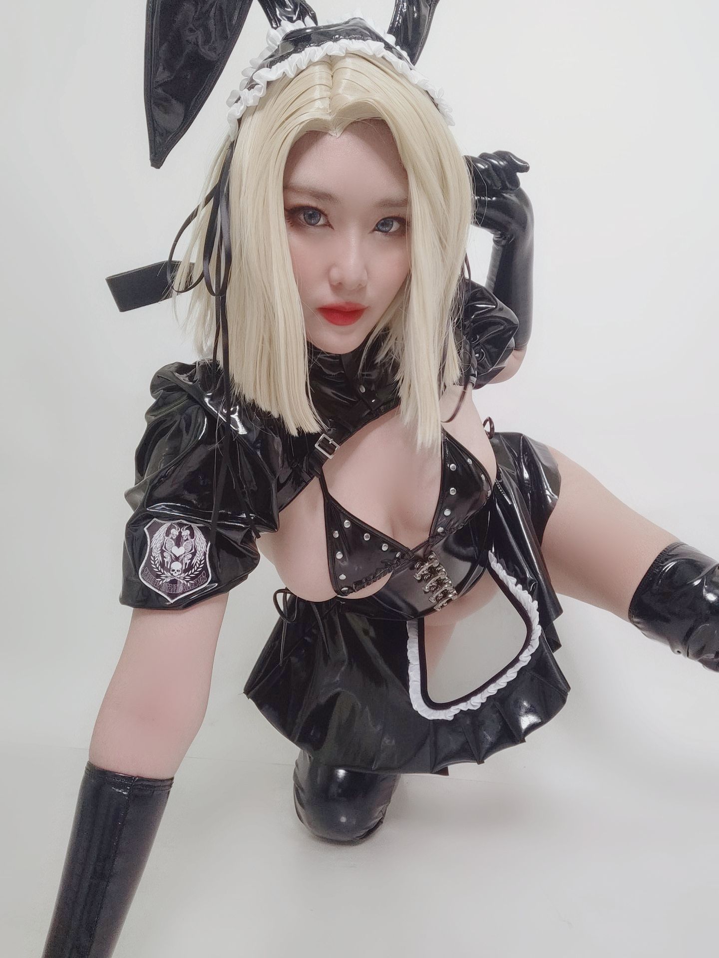 [福利COS] Sunnyvier - android 18 latex maid第38张