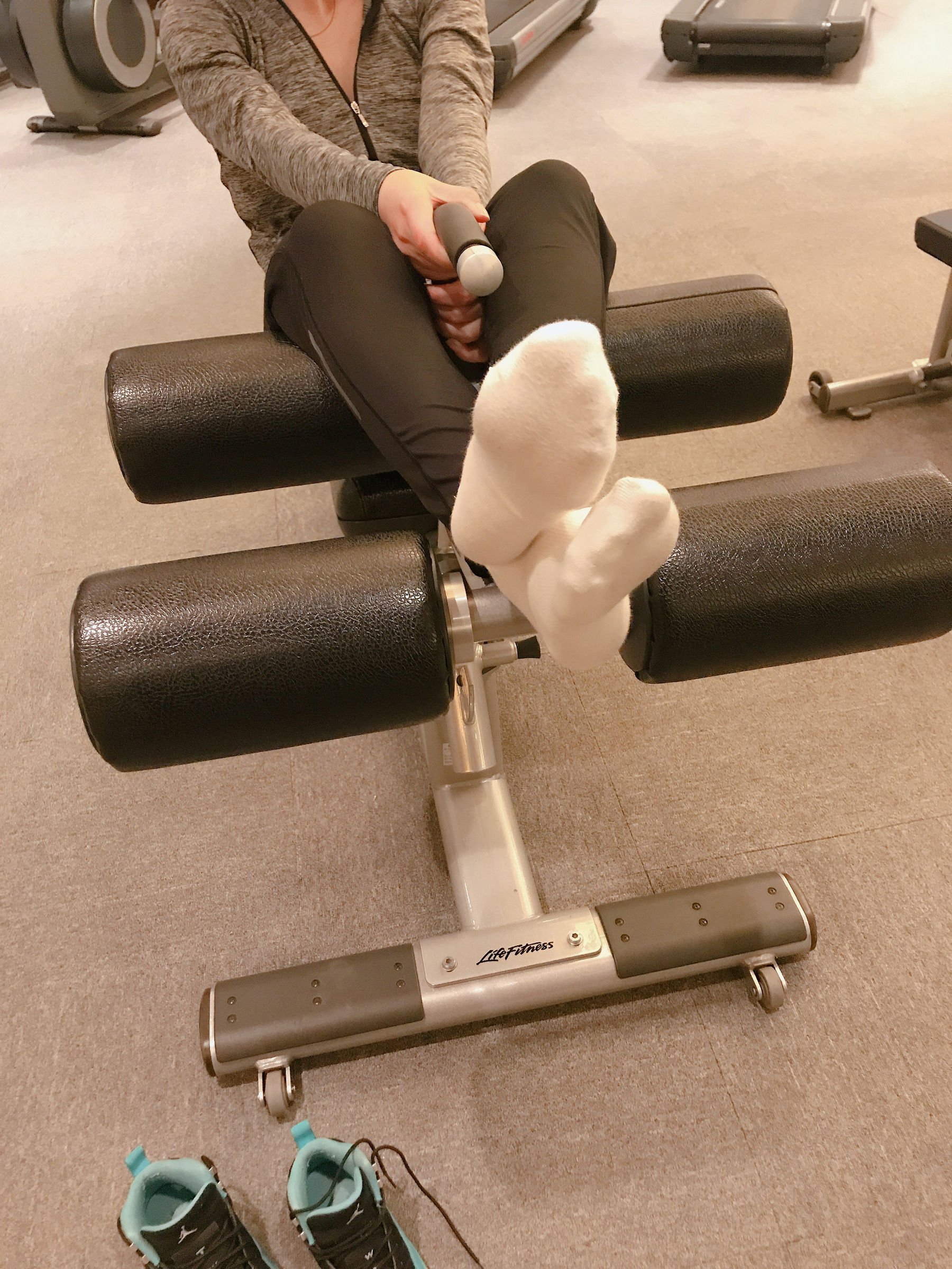 [福利COS] 安乔乔儿(Nia乔乔) No.019 健身房白袜第28张