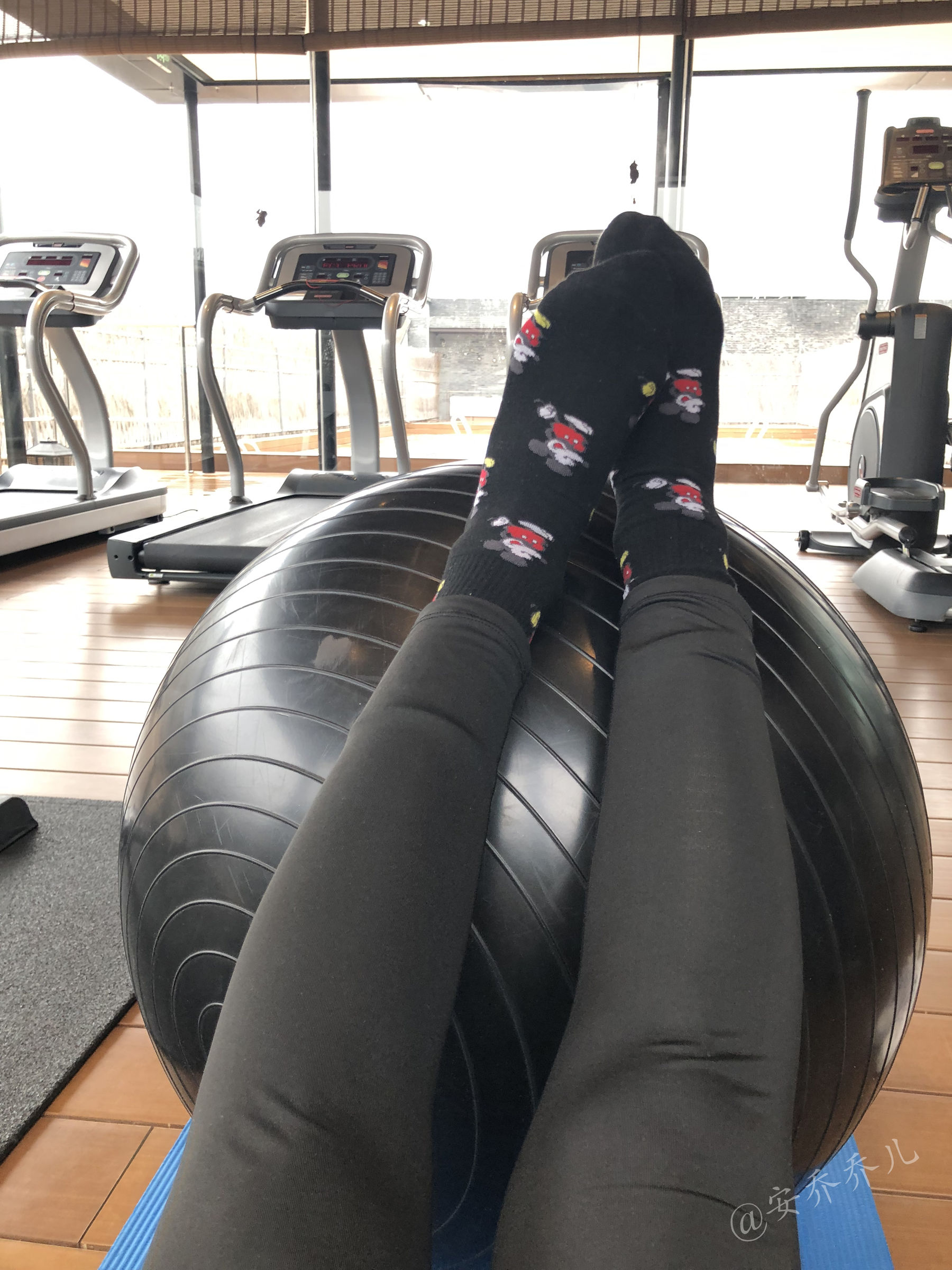 [福利COS] 安乔乔儿(Nia乔乔) No.019 健身房白袜第39张