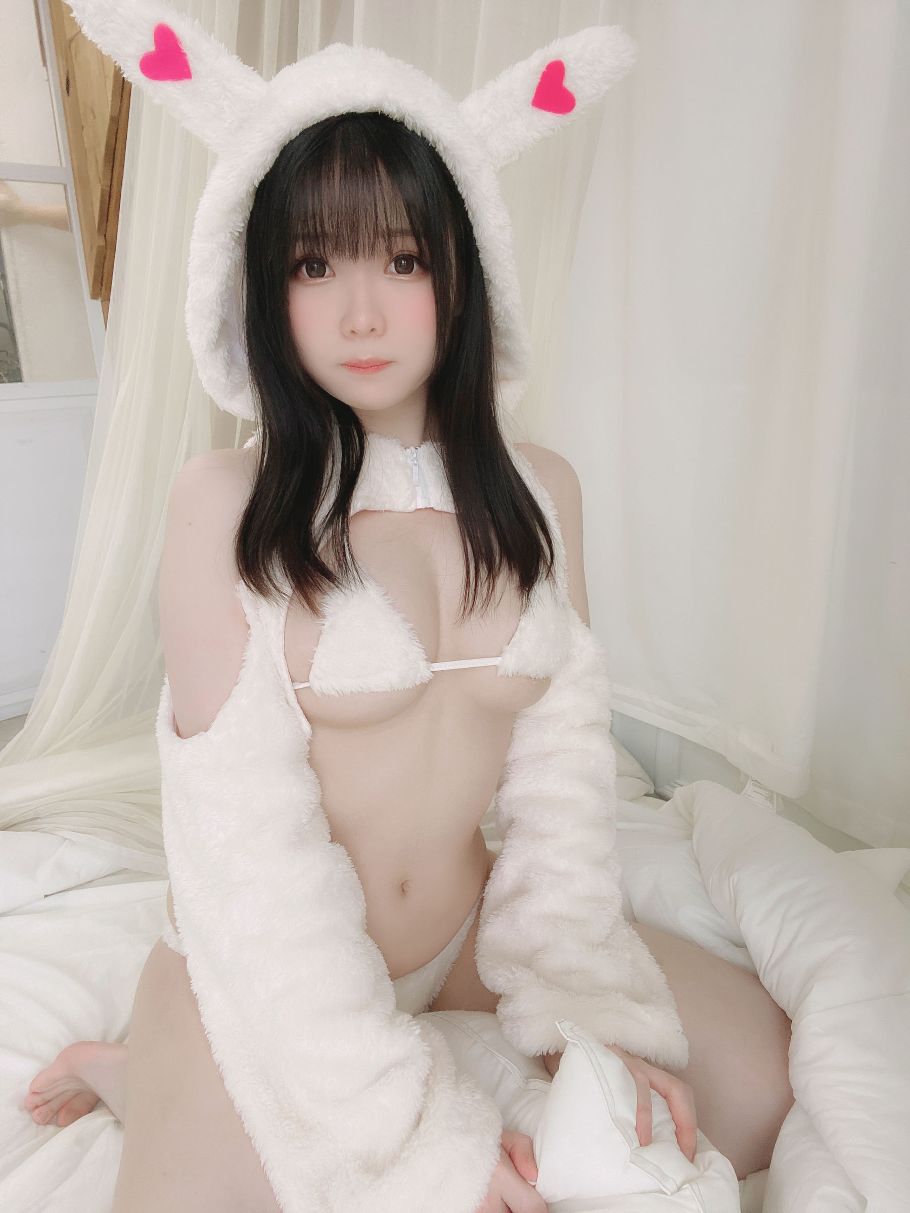 [福利COS] 微博妹纸霜月shimo - もこもこうさぎ第5张