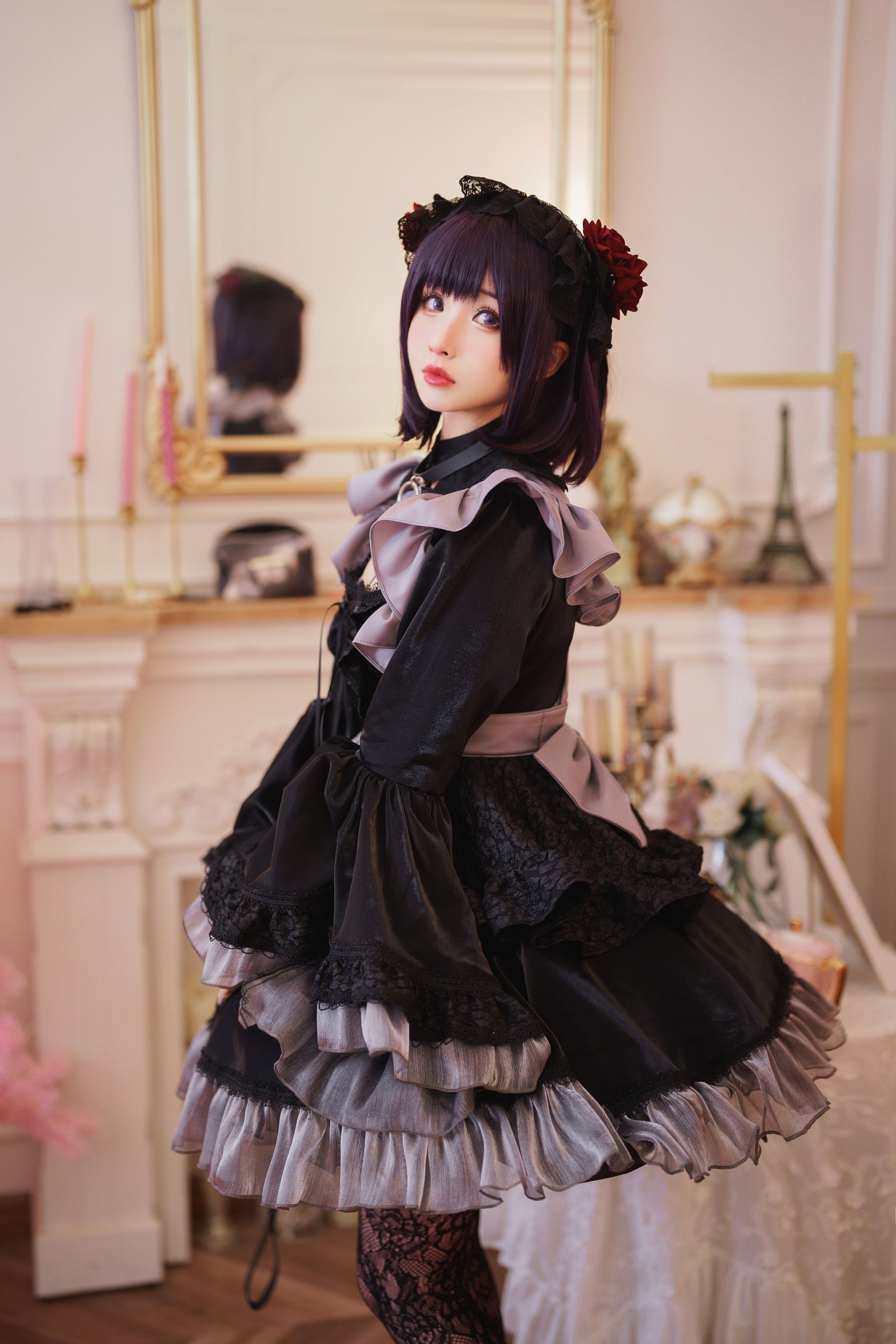 [福利COS] COS福利rioko凉凉子(肉扣热热子) - 黑江雫 耻辱俱乐部 小雫第1张