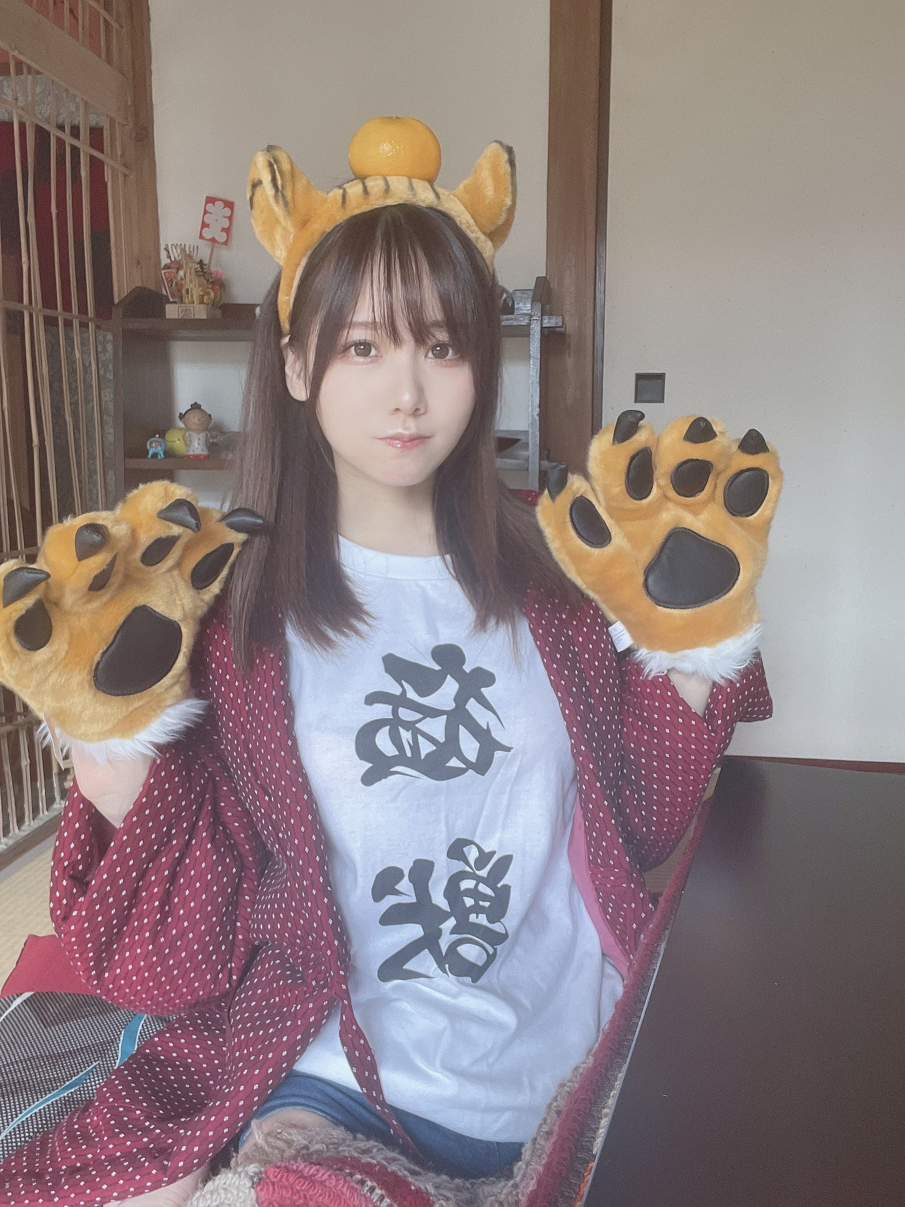 [福利COS] 日本甜美COSERけんけん[fantia] 20220104-寅年第1张