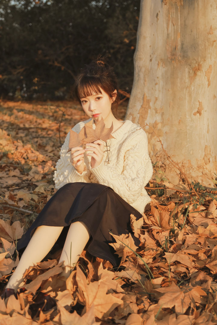 [福利COS] 可爱妹子Fushii_海堂 - 秋日女友第5张