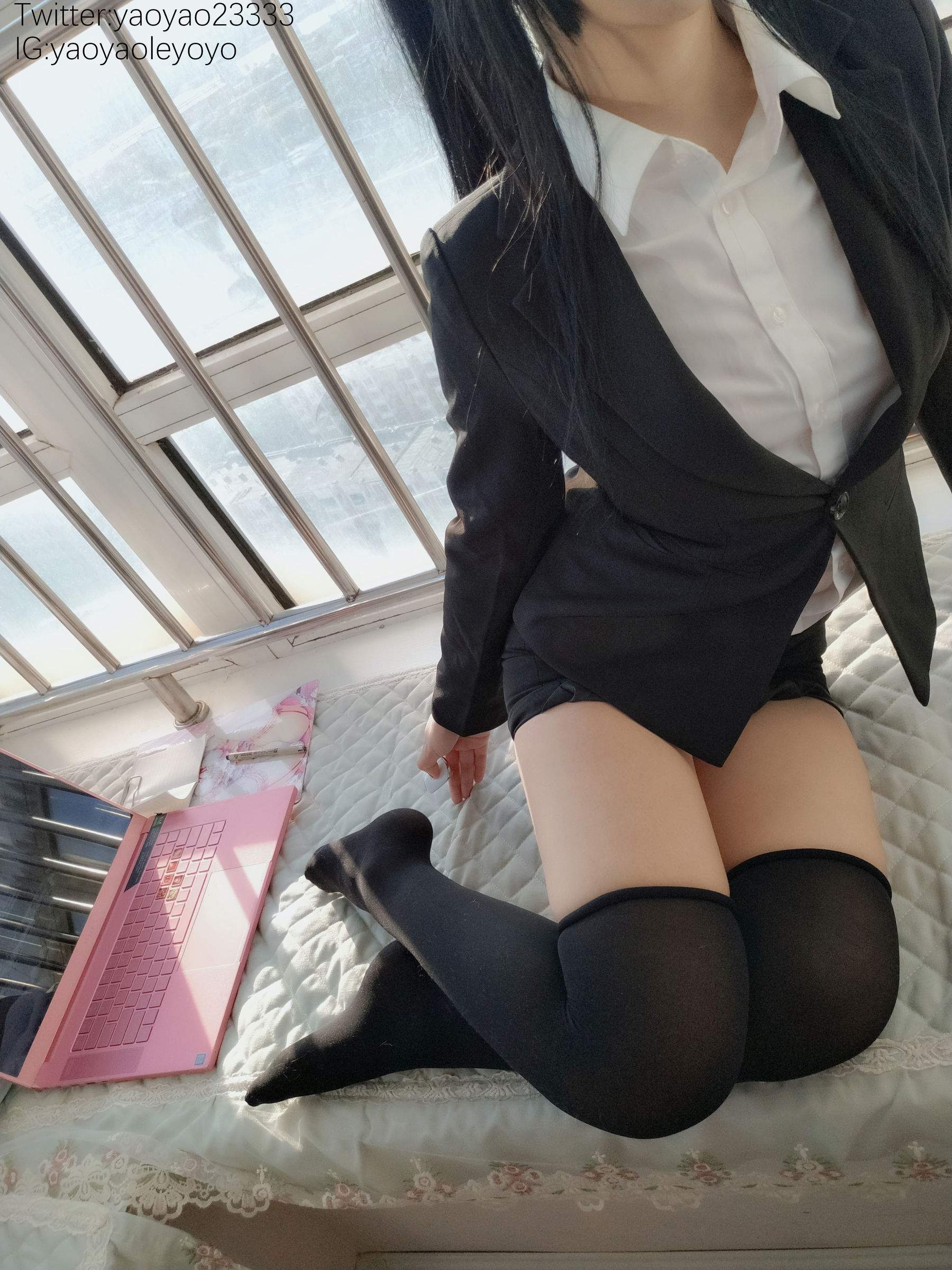 [福利COS] 萌妹子Coser摇摇乐yoyo - 补习老师第21张