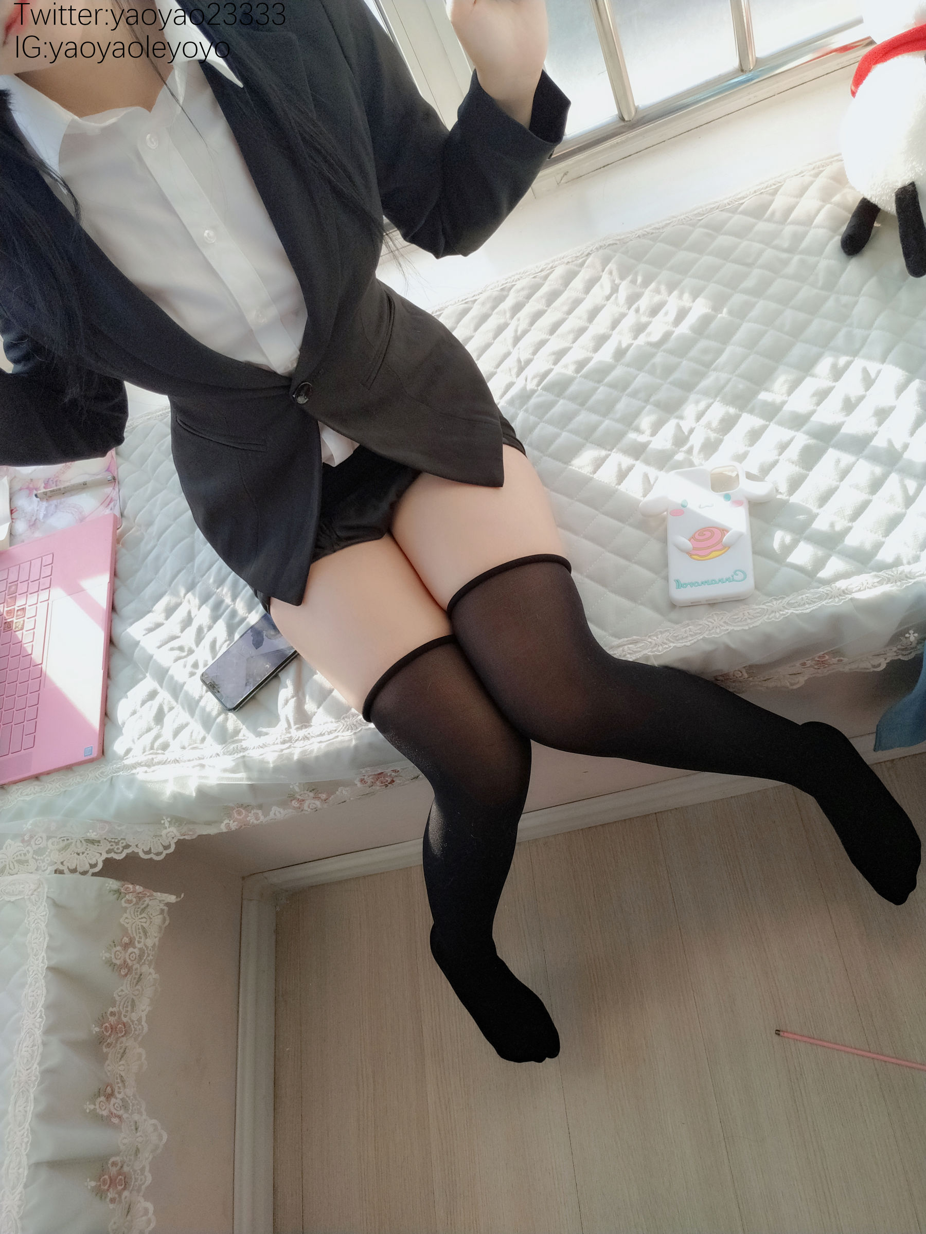 [福利COS] 萌妹子Coser摇摇乐yoyo - 补习老师第23张