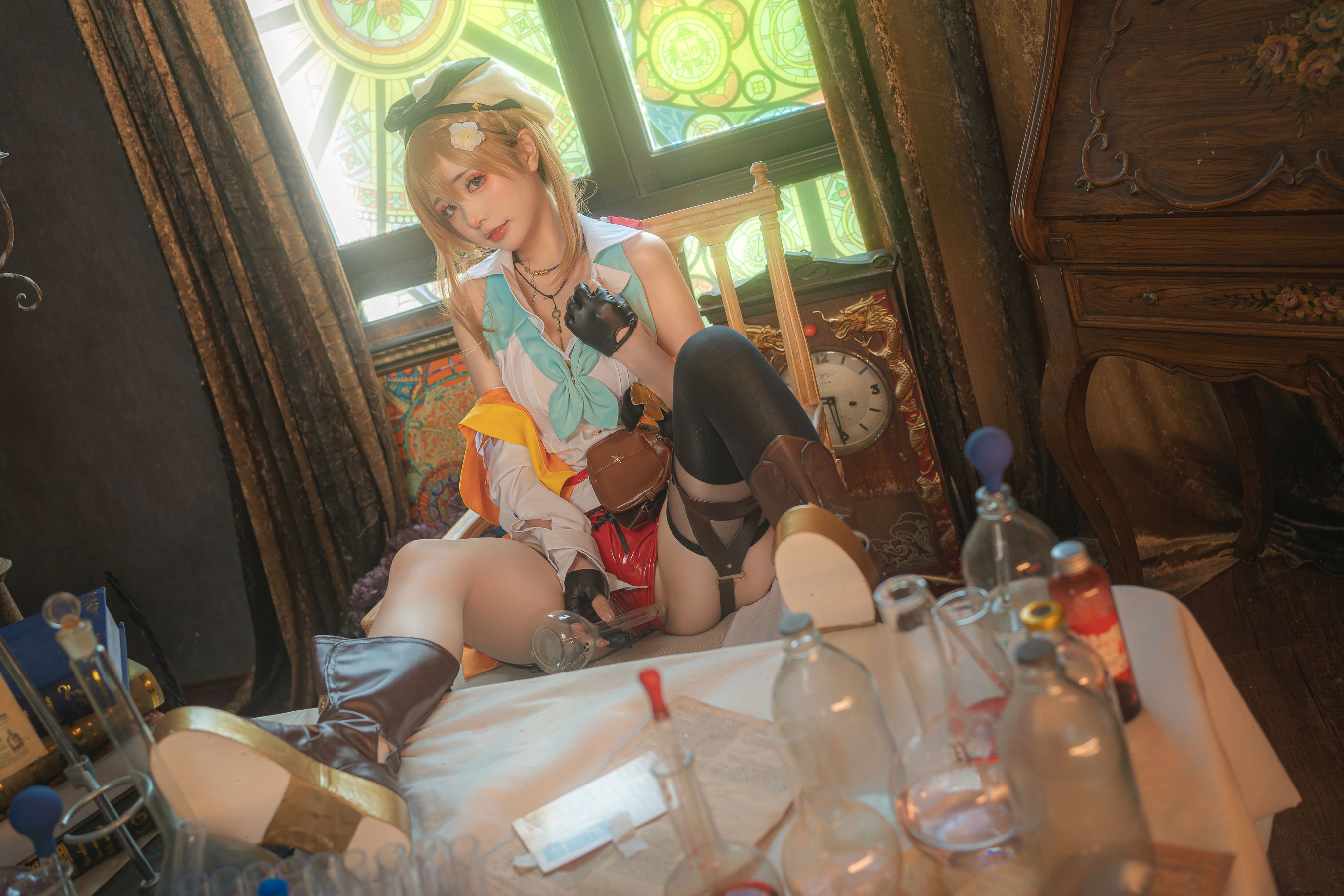 [福利COS] 爆机少女喵小吉 - 莱莎的炼金工房2第1张