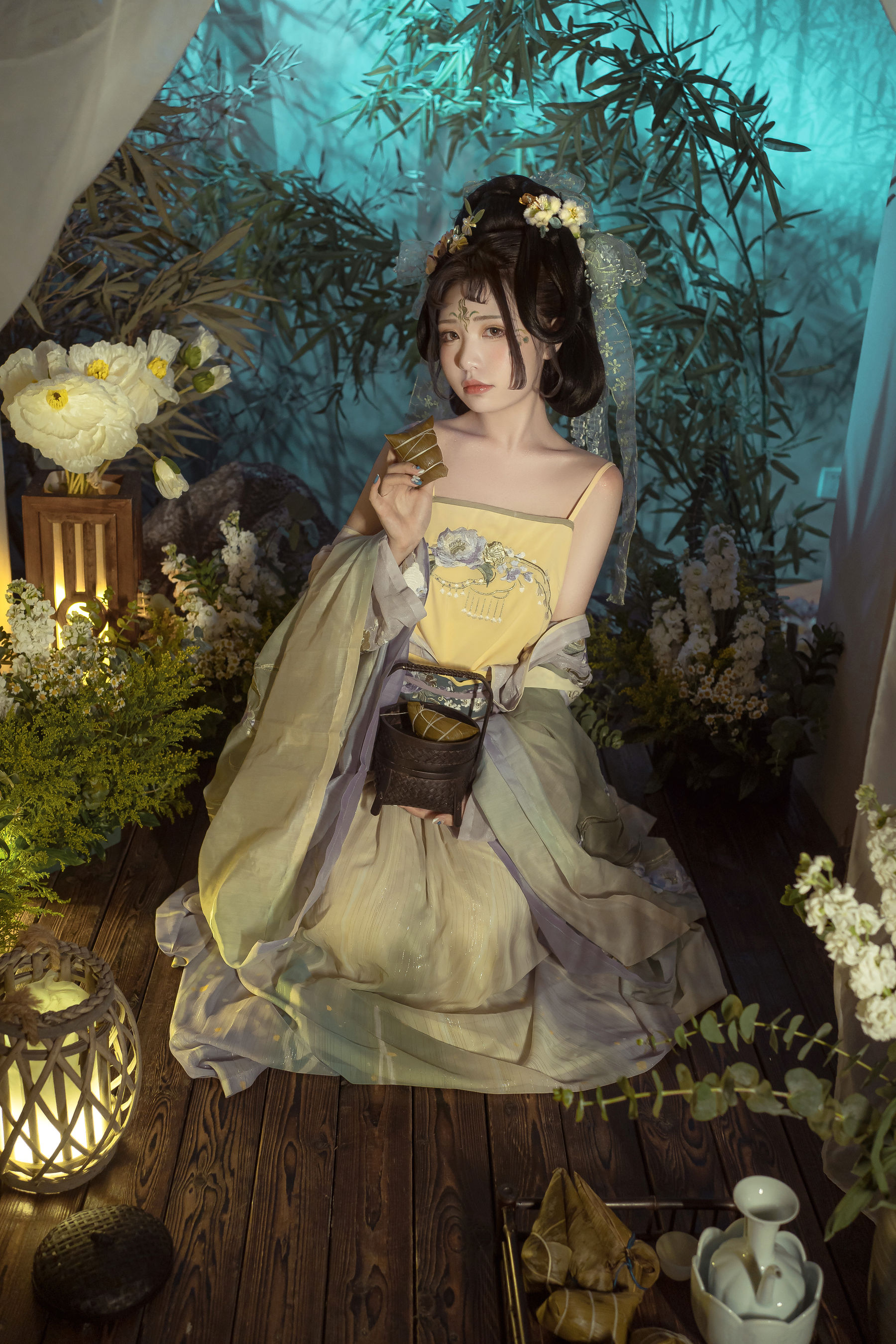 [福利COS] 爆机少女喵小吉 - 浣溪沙.端午第1张