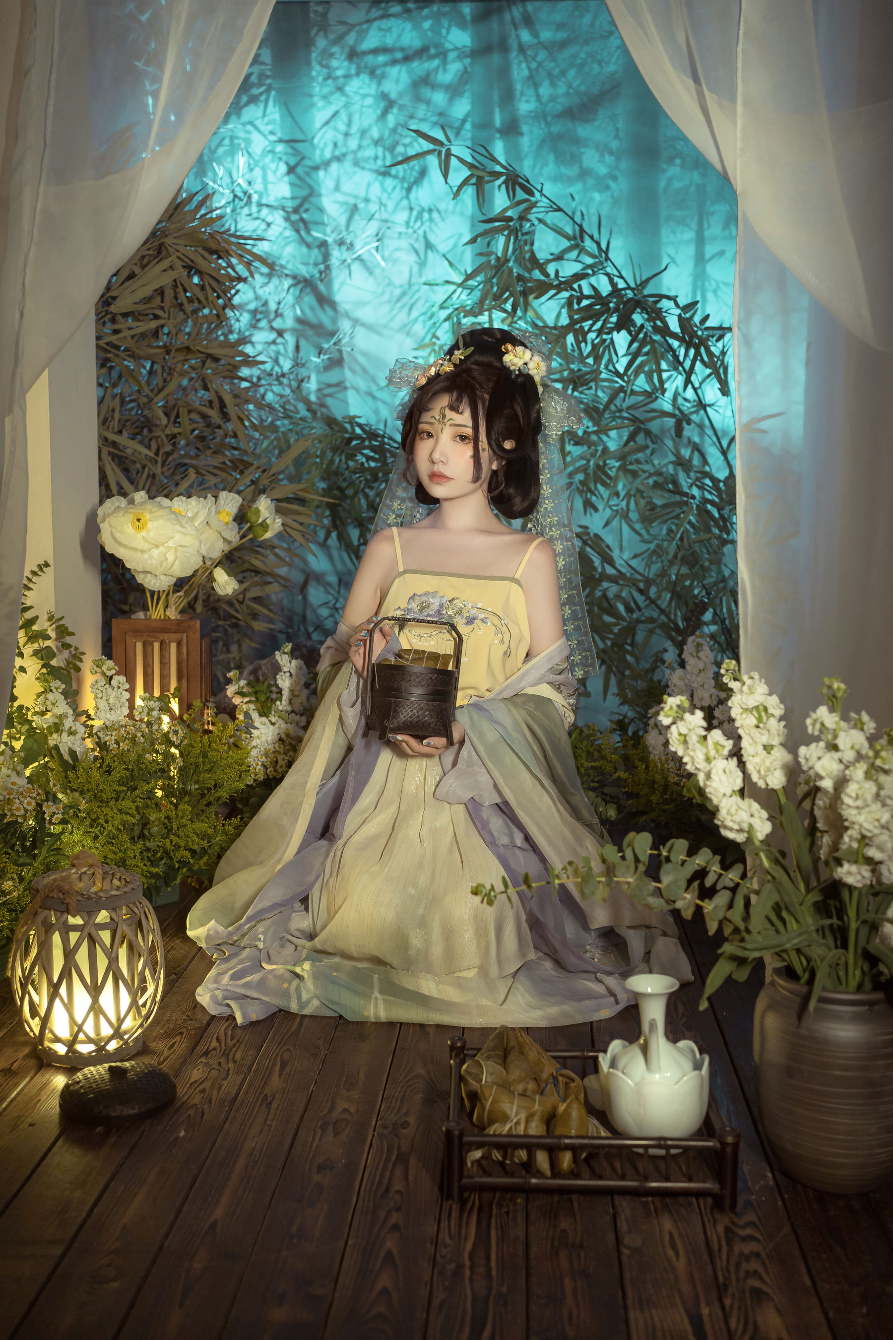 [福利COS] 爆机少女喵小吉 - 浣溪沙.端午第1张