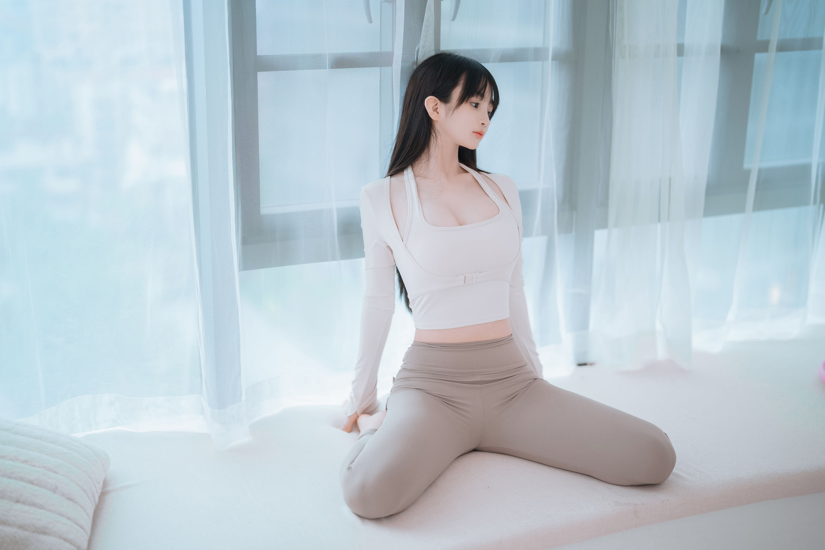 [福利COS] 桜井宁宁 - 瑜伽妹妹第7张