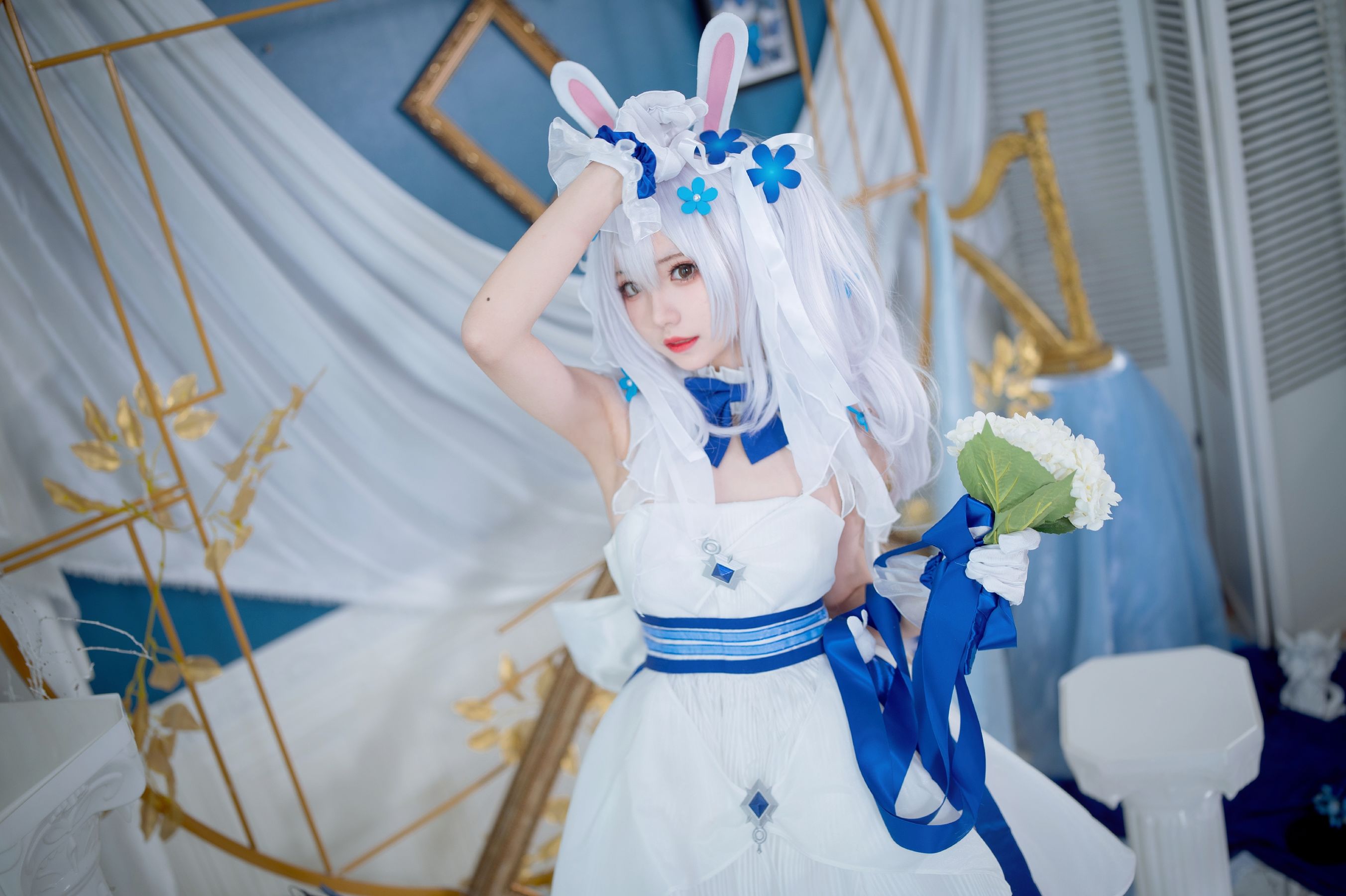 [福利COS] 花柒Hana - 拉菲花嫁第8张