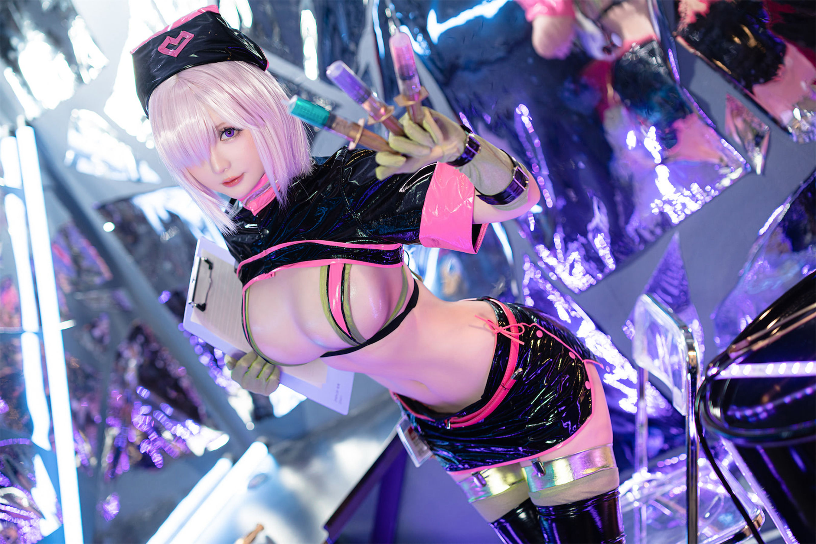 [福利COS] Coser小姐姐星之迟迟 - 玛修同人护士第33张