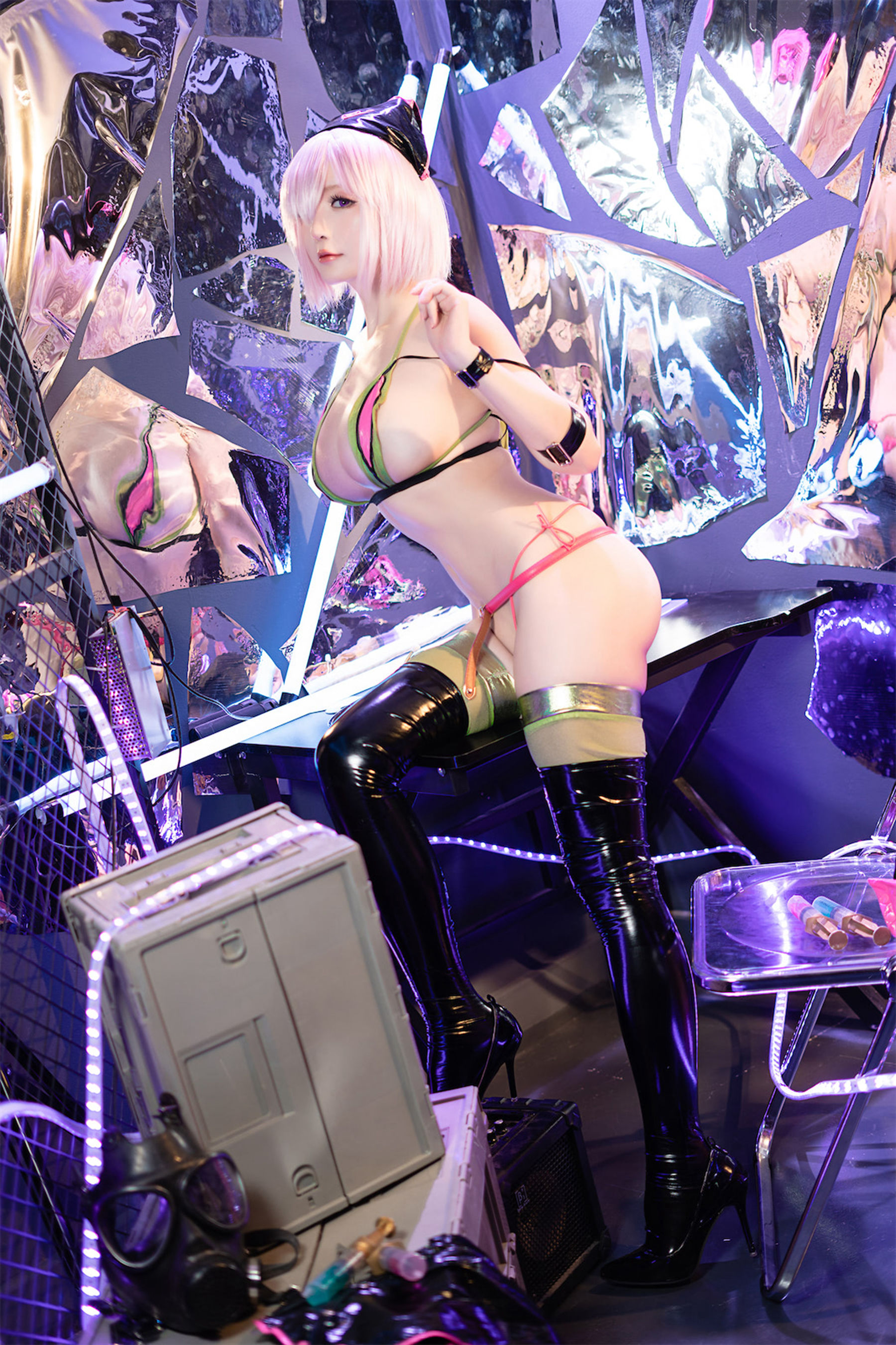 [福利COS] Coser小姐姐星之迟迟 - 玛修同人护士第7张