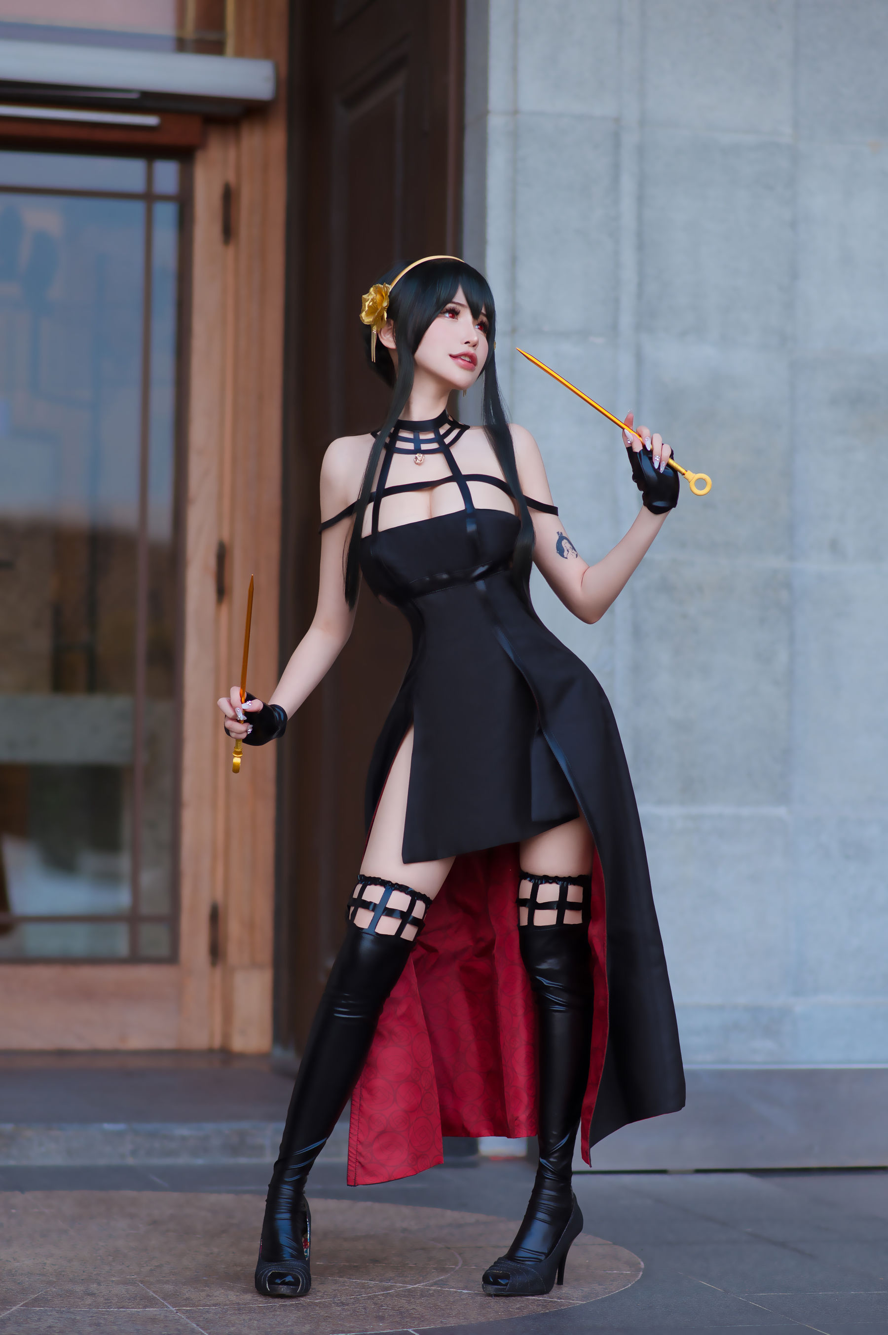 [福利COS] 花リリ(Plant Lily) - Yor Forger第2张