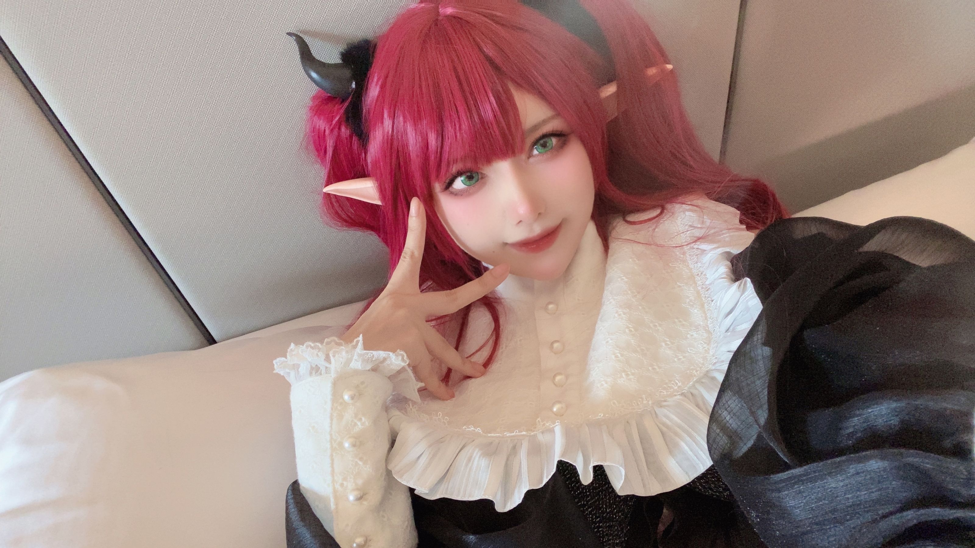 [福利COS] Shika小鹿鹿 - 喜多川海梦 小雫内衣第5张