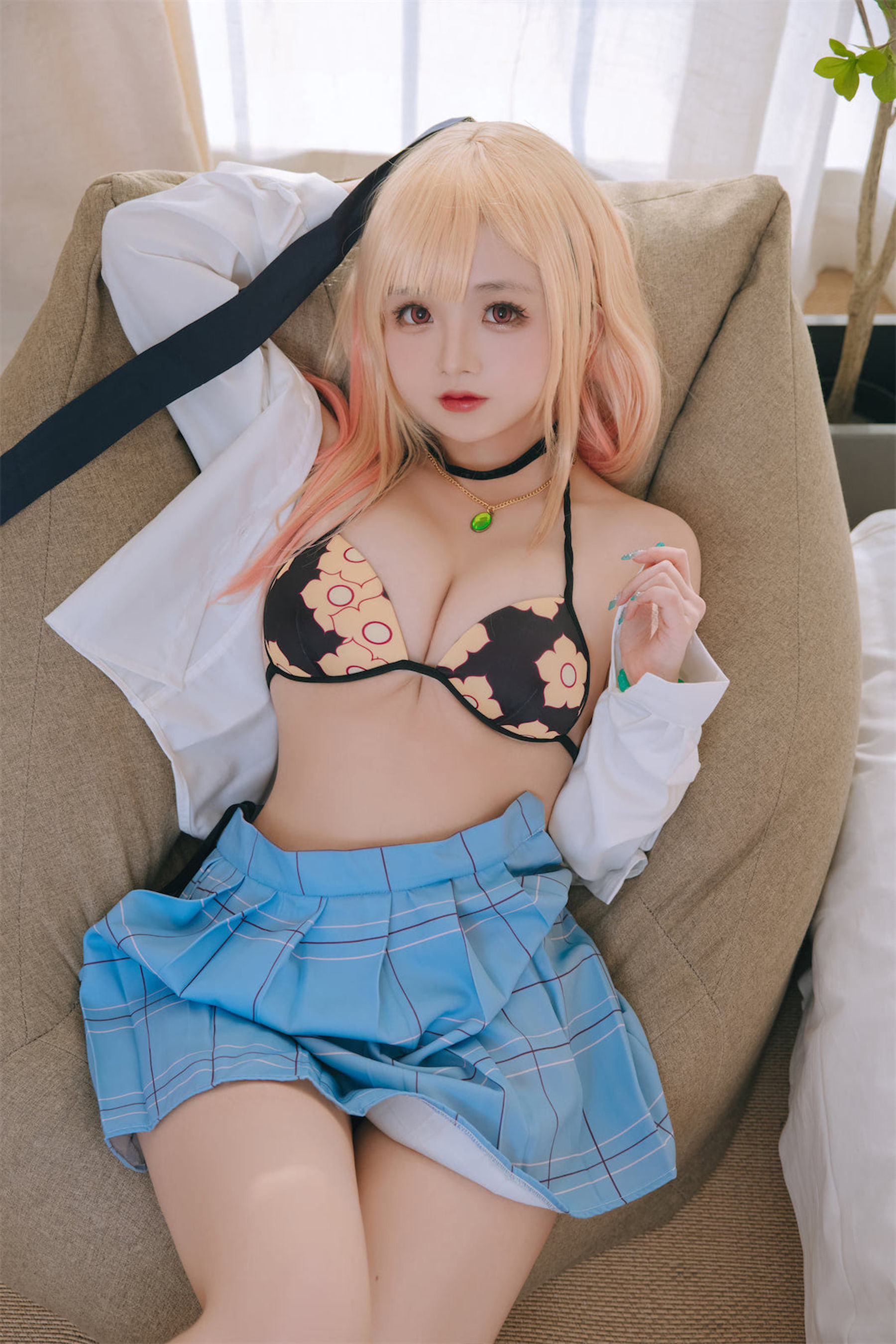 [福利COS] Cosplay日奈娇 - 更衣人偶喜多川海梦泳装第16张