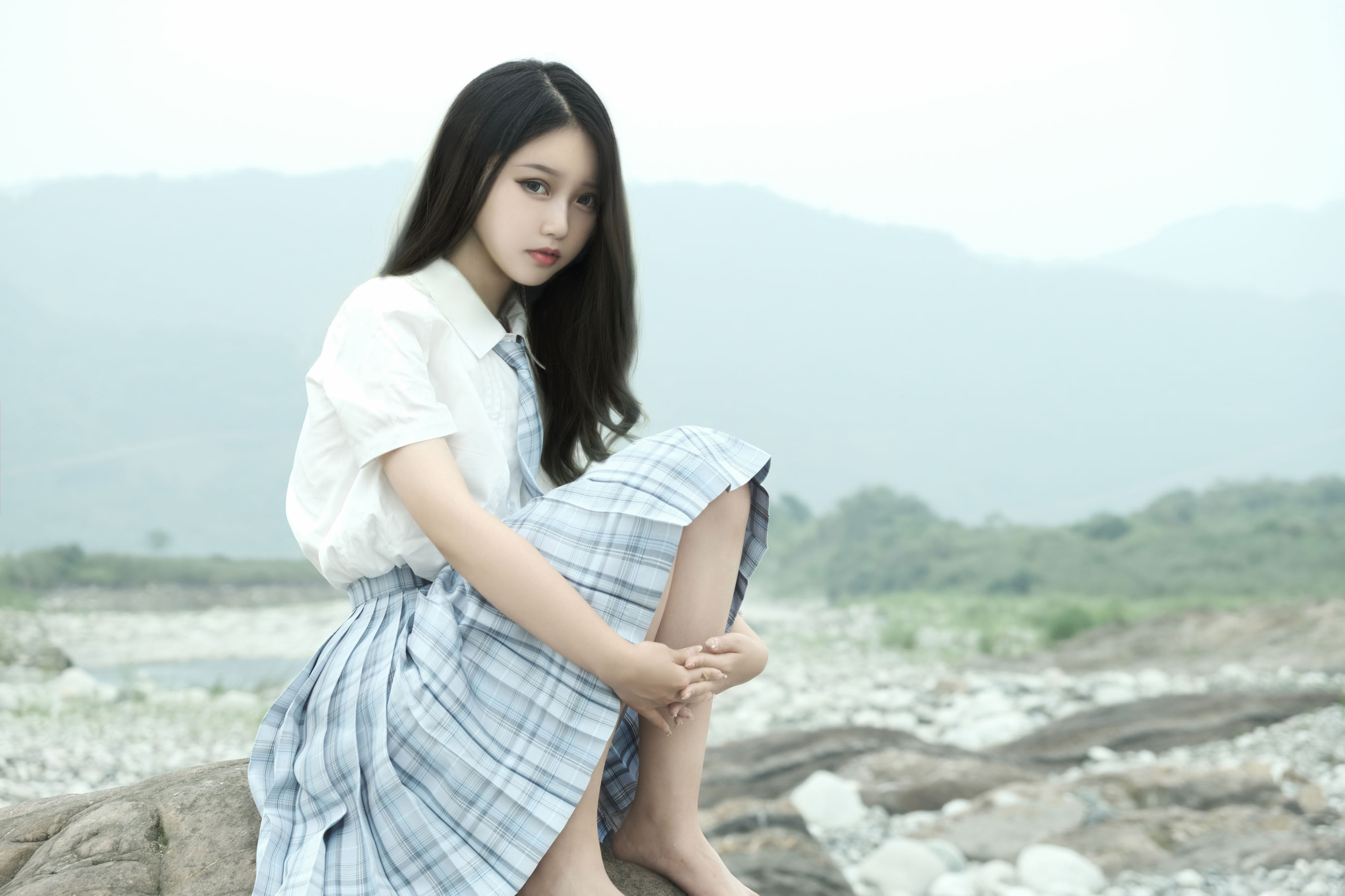 [福利COS] eloise软软 - 河边JK第8张