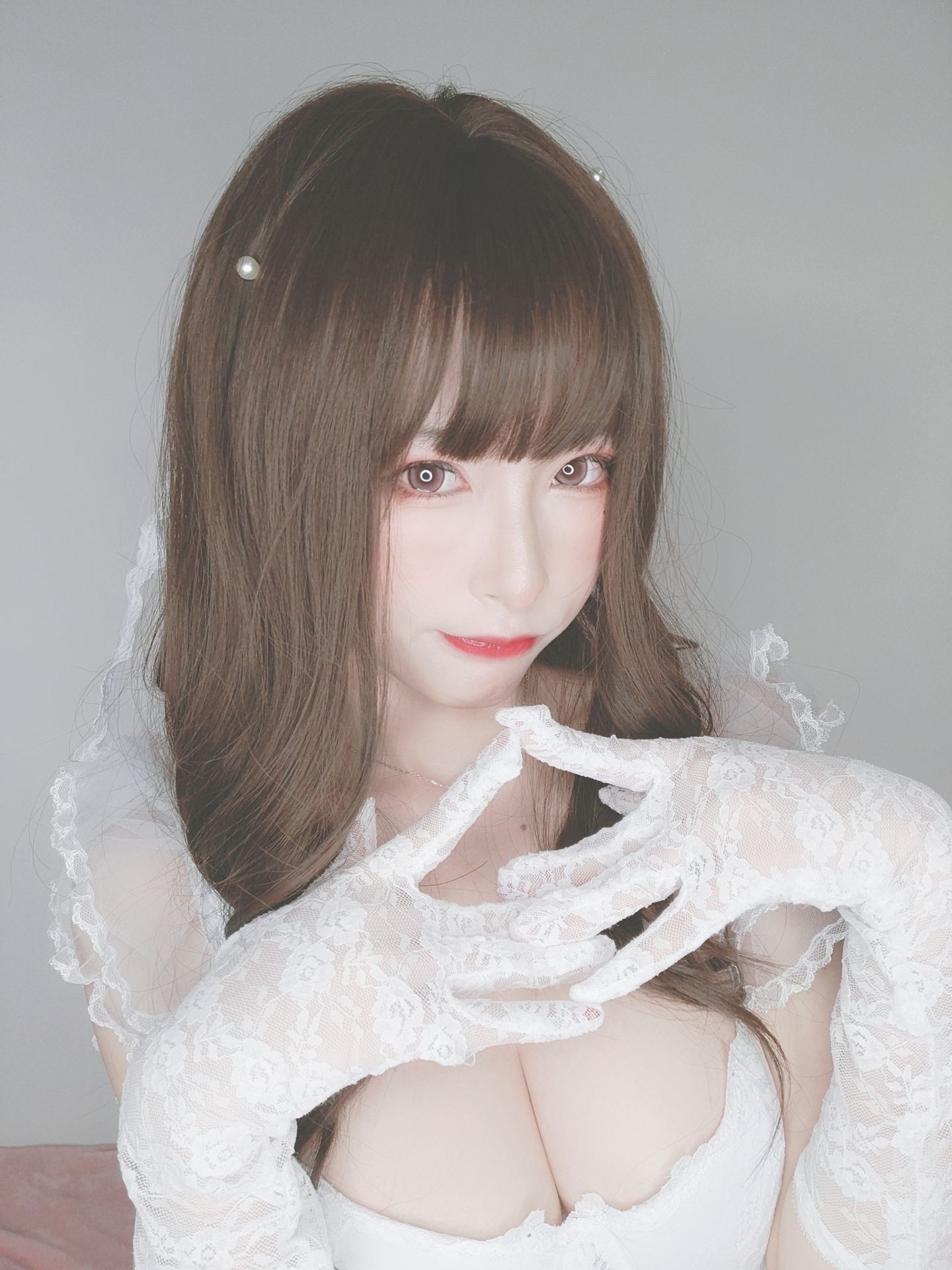 [福利COS] 尤物清水由乃 - 花嫁自拍第3张