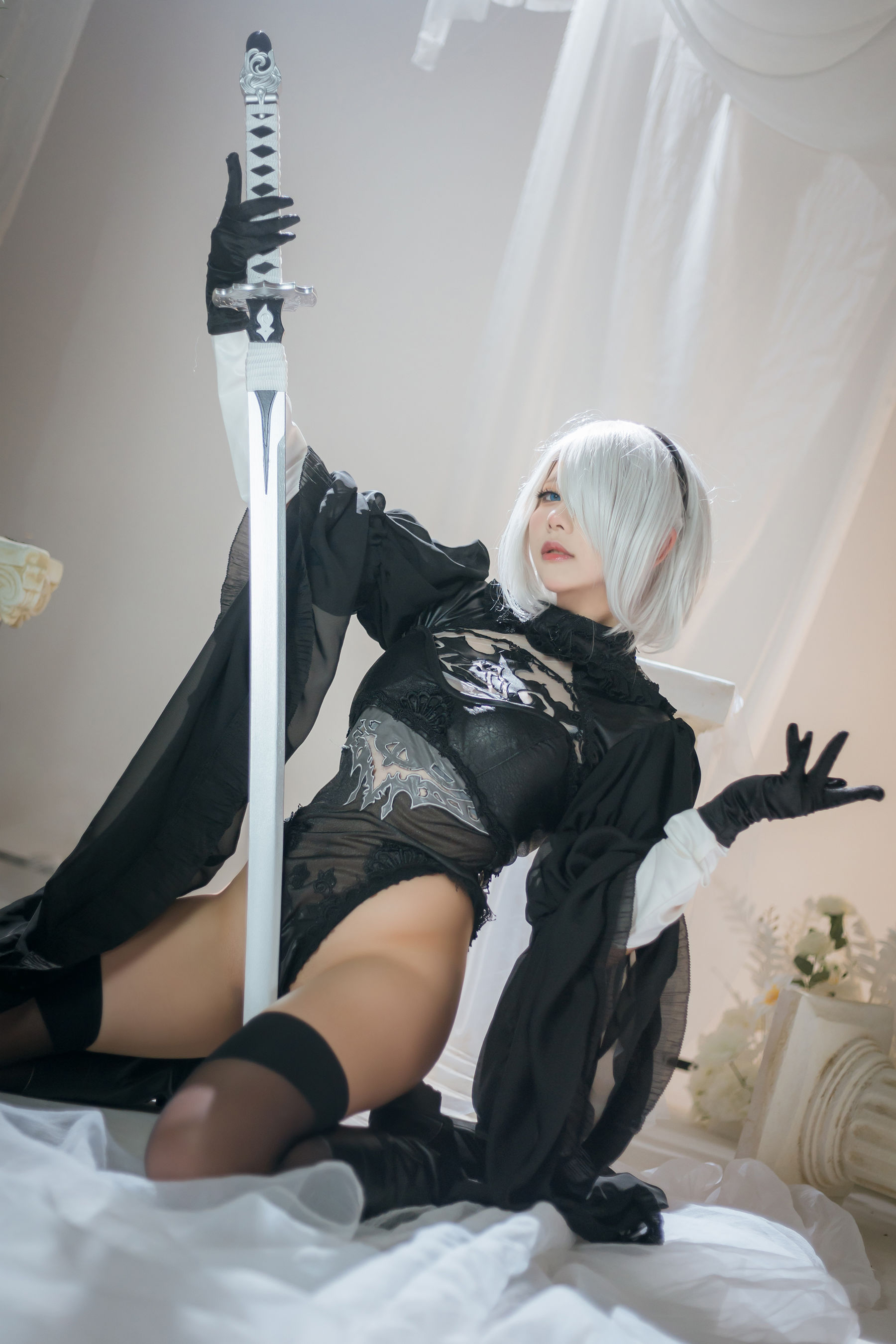 [福利COS] 是一只熊仔吗 - Nier 2B Dress Ver第1张