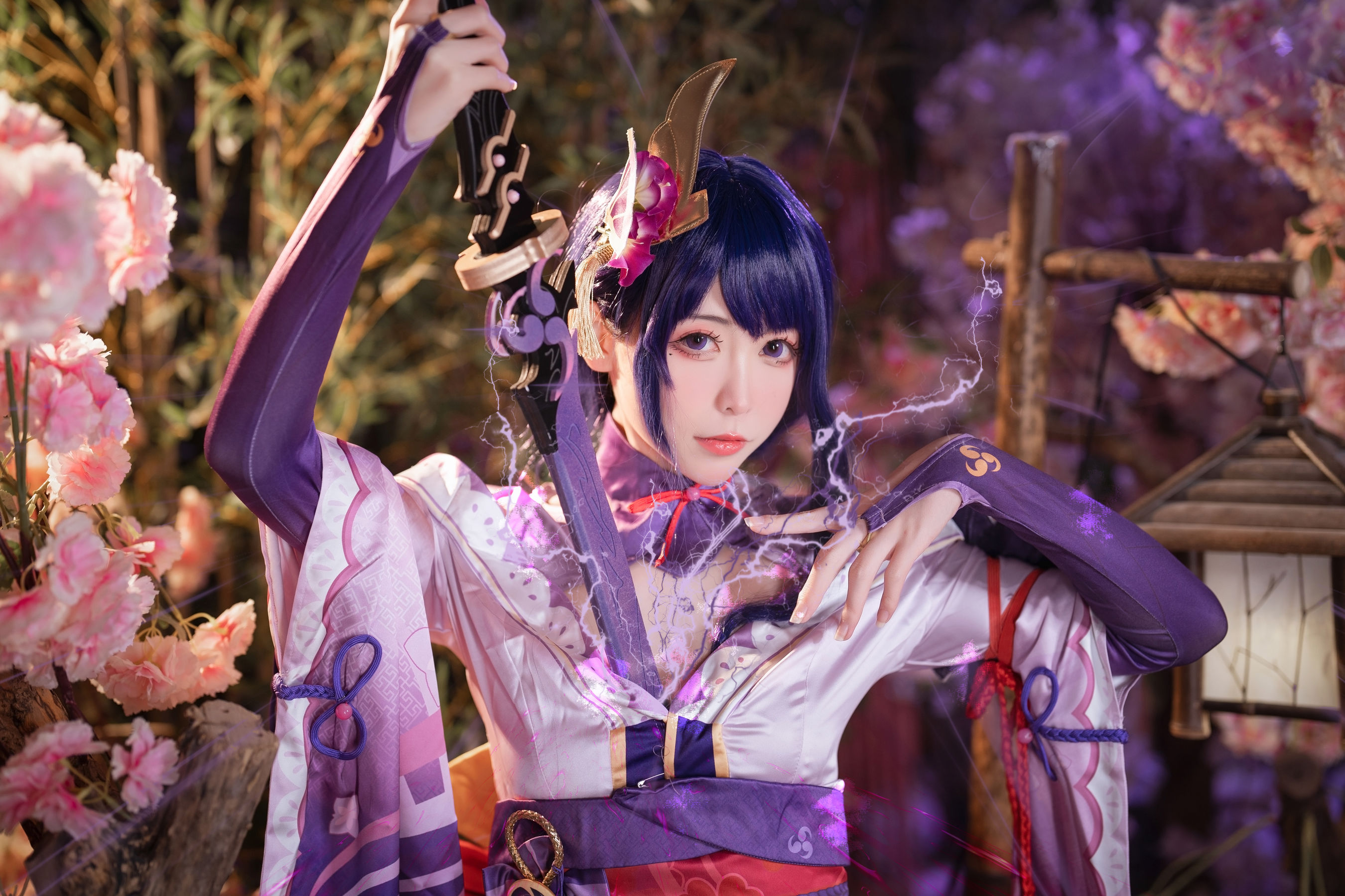 [福利COS] 樱岛嗷一 - 雷电将军第6张