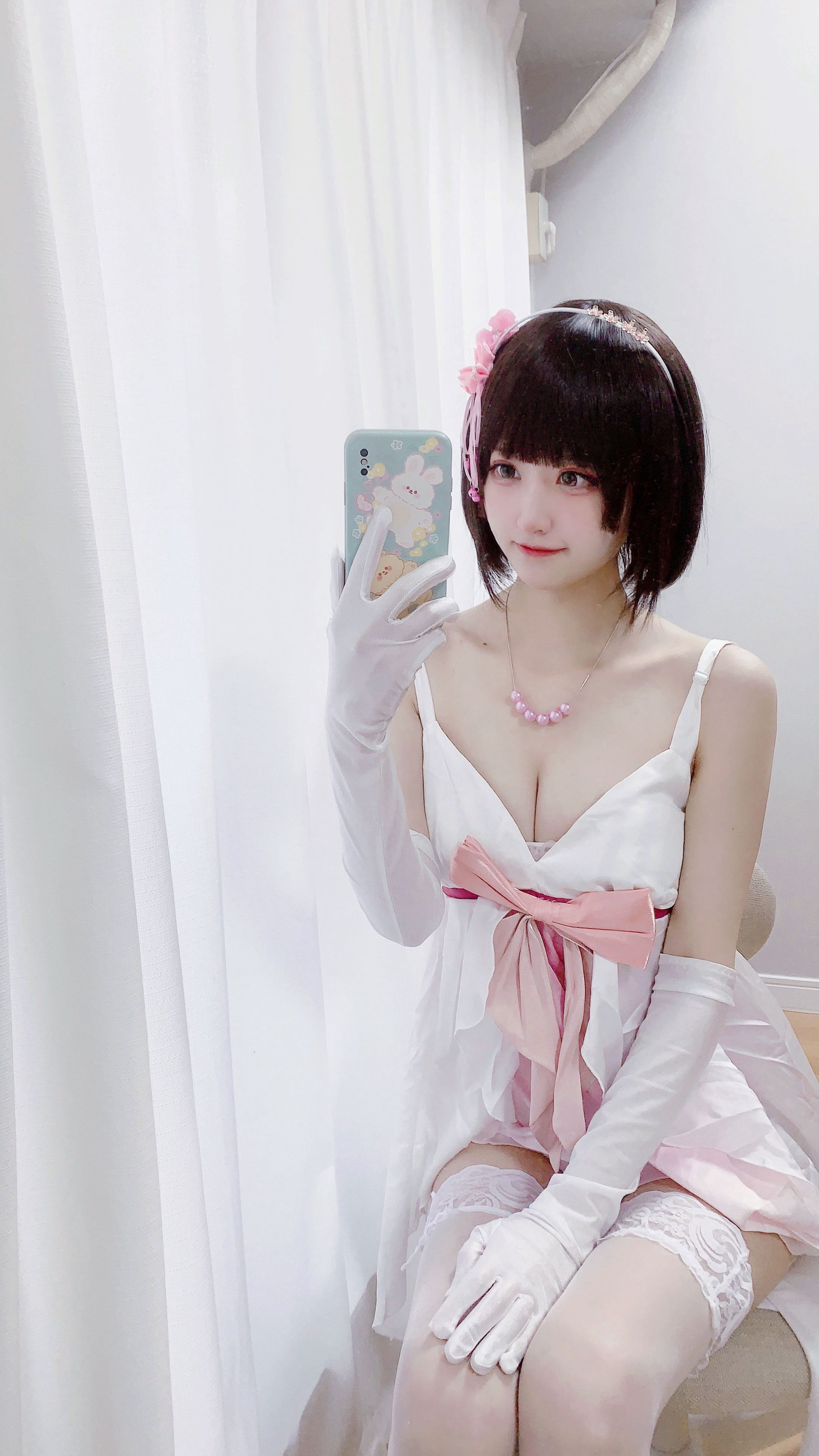 [福利COS] 千阳(ちよ) - 加藤惠礼服cos第1张