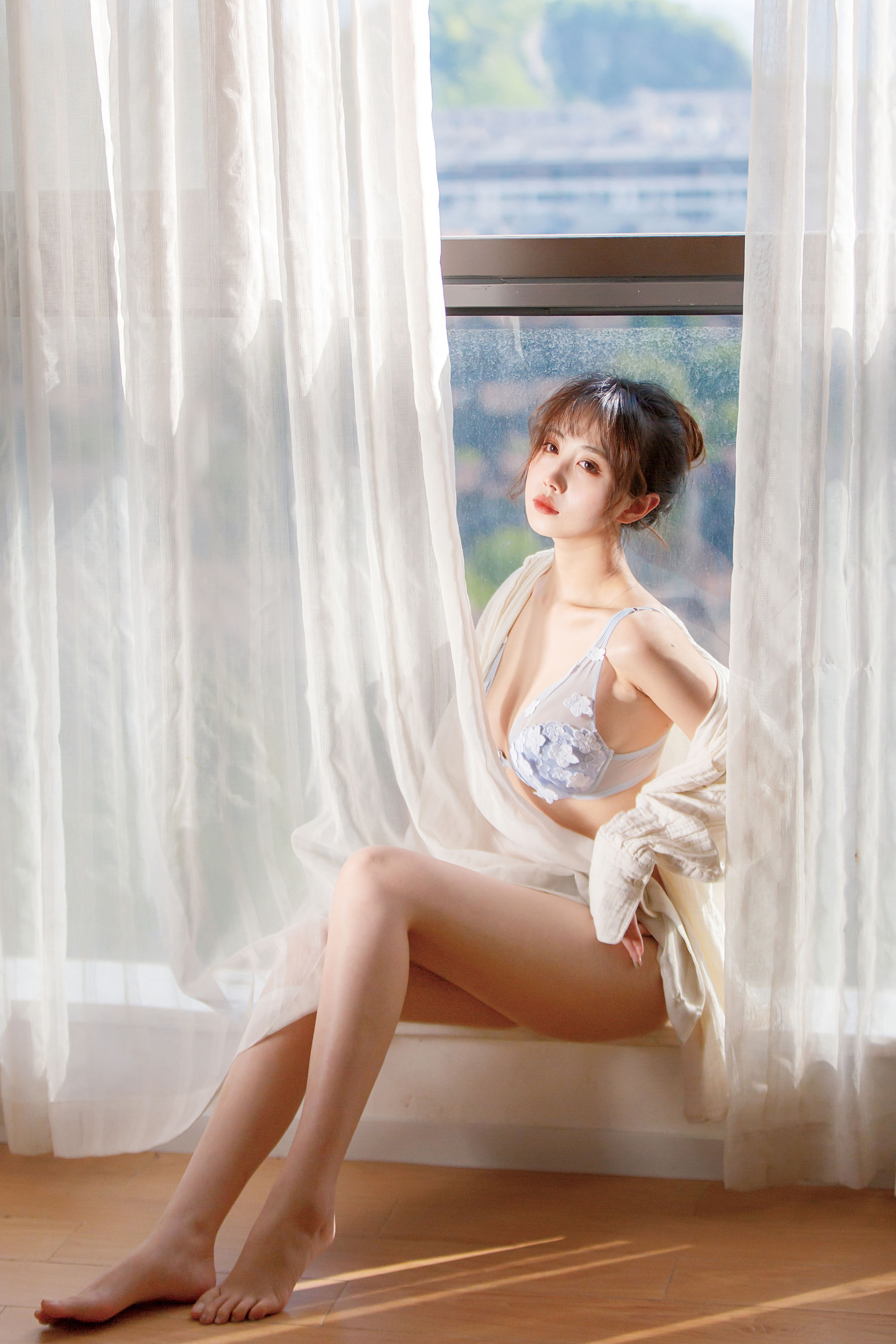 [福利COS] 次元少女念雪ww - 居家蓝色第9张