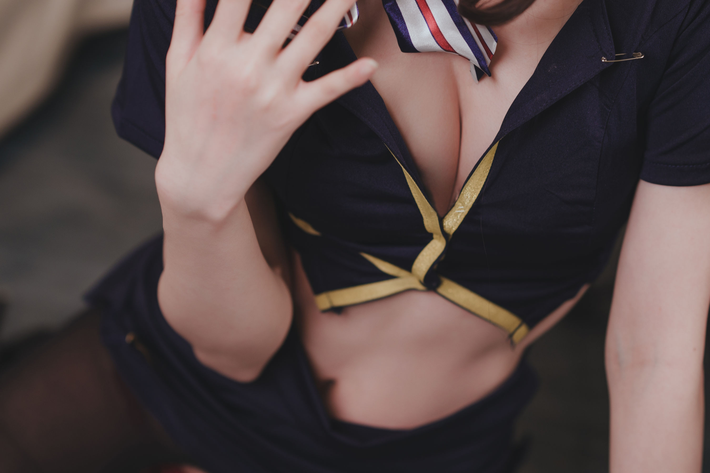 [福利COS] 西园寺南歌写真 - 空姐第18张