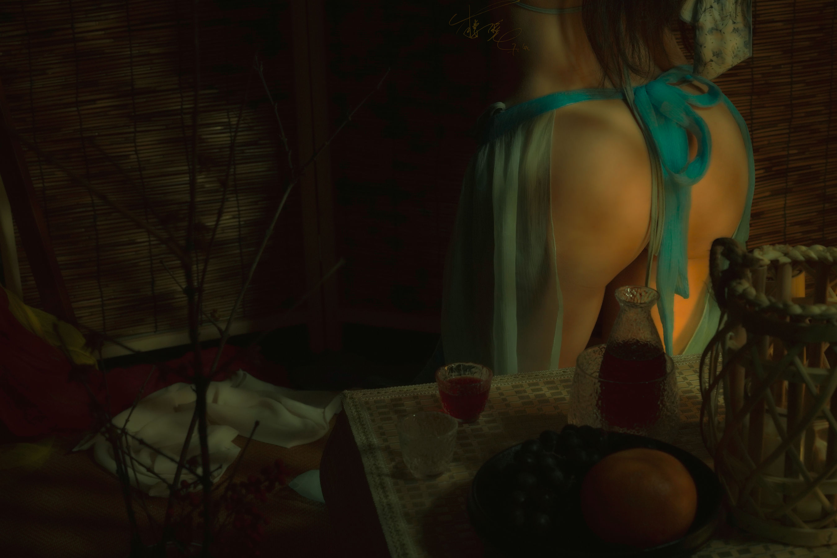 [福利COS] 网络红人樱晚gigi - 青鸾第1张