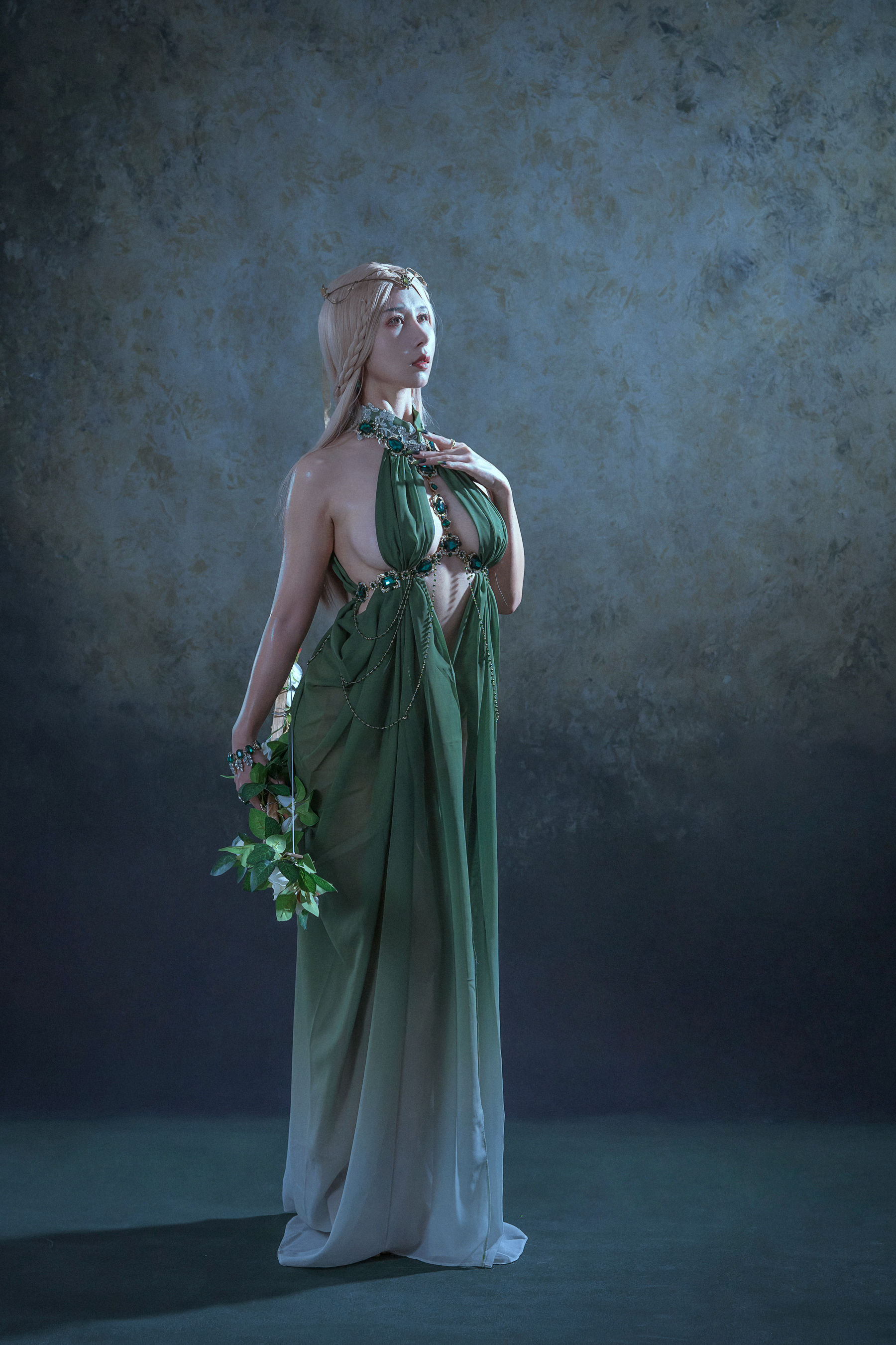 [福利COS] 云溪溪 - 奶桃 孔雀石第1张