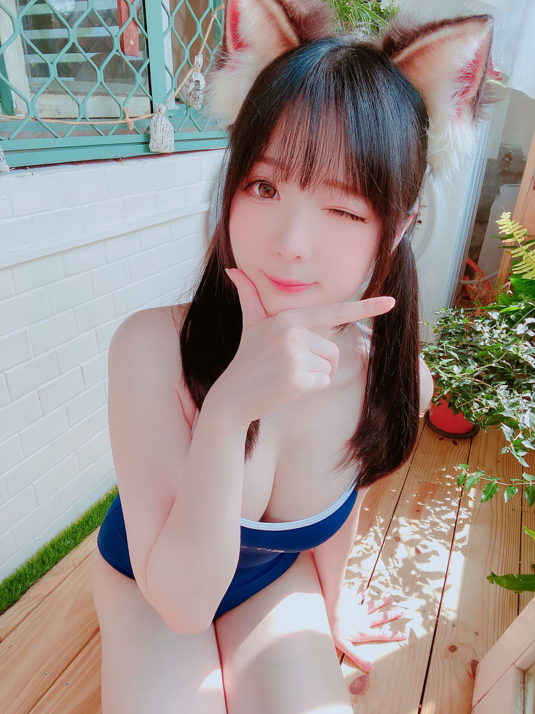 [福利COS] 微博妹纸霜月shimo[fantia] 2022-11-17 スク水第3张